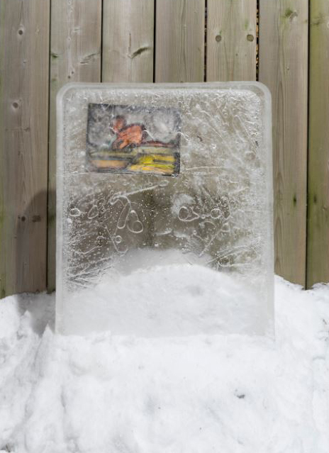 naissance aveugle (pierre tombale), 18.5 x 22 in.  