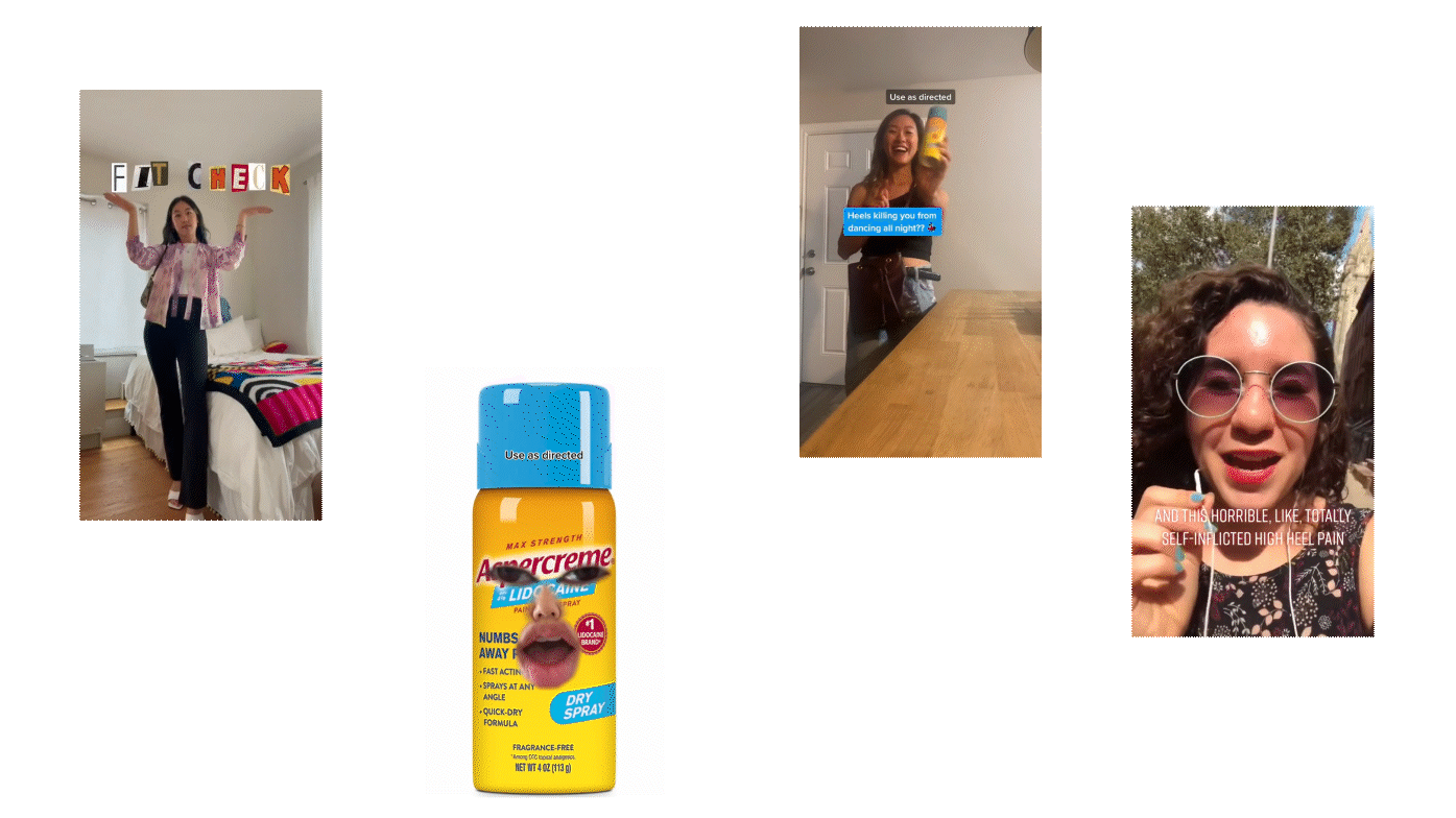 Aspercreme #heelhack campaign