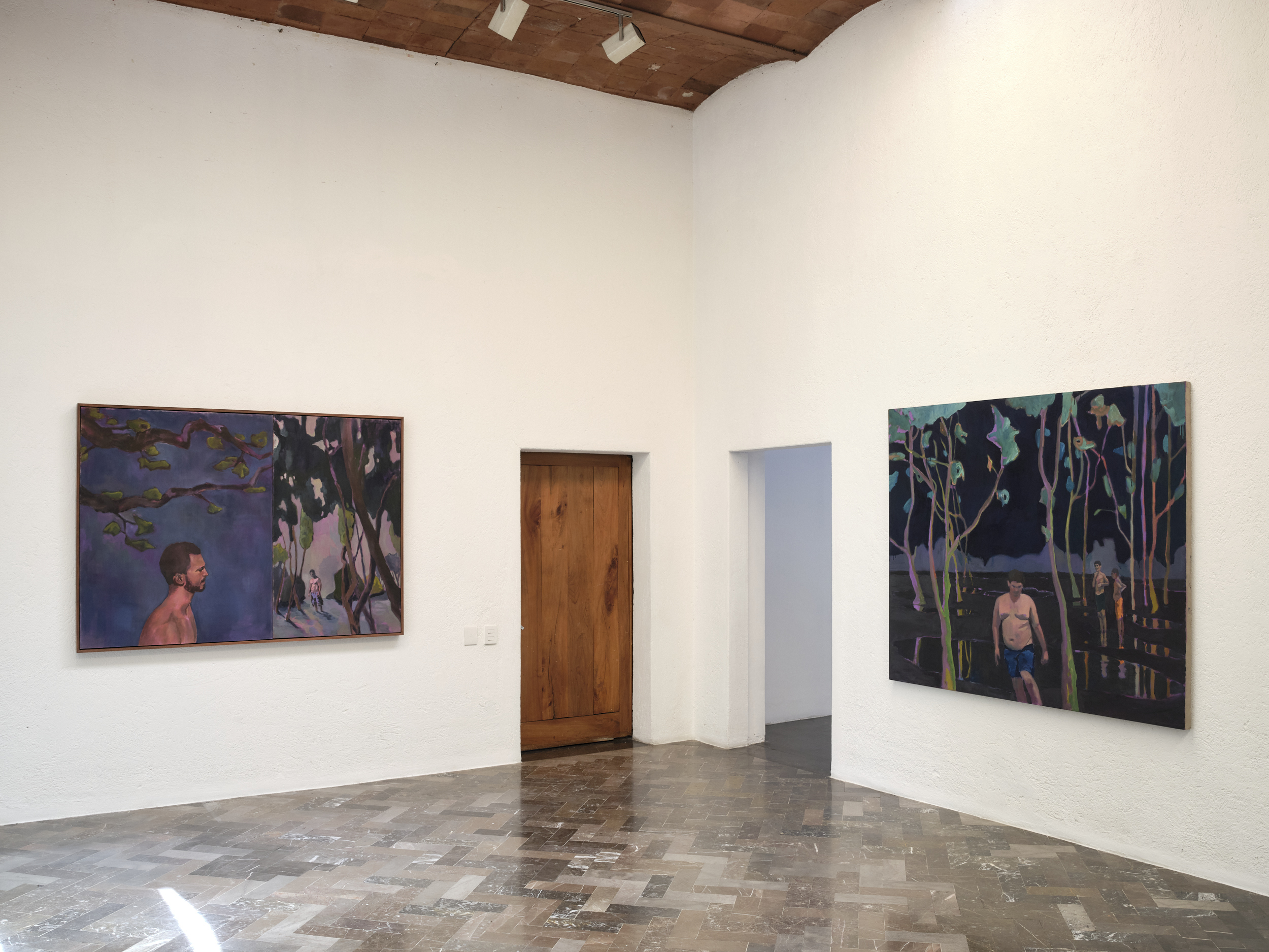Installation view, Emil Sands: Encounters, JO-HS CDMX, February 2024. Photo: Sergio López.