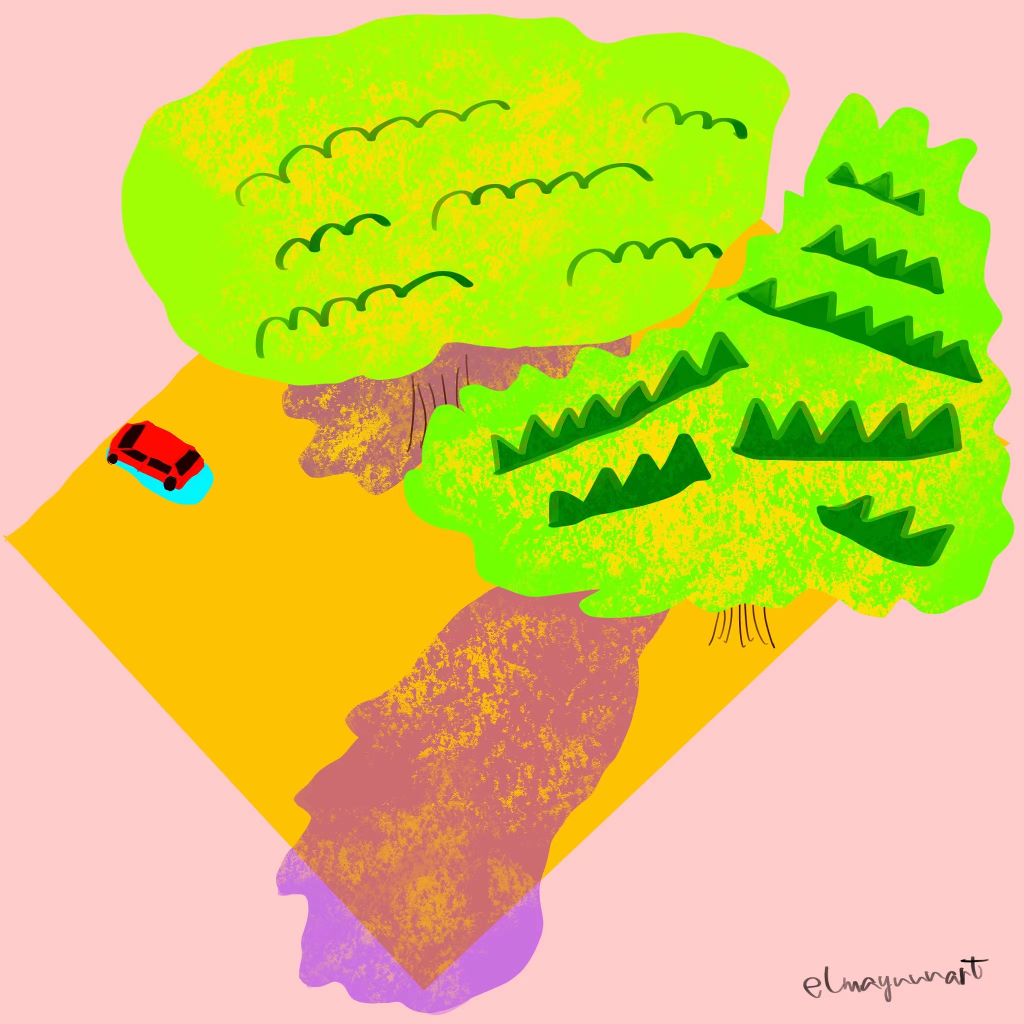 My diary - 1 Mar. 2023 - full of sunshine and green - i like spring!