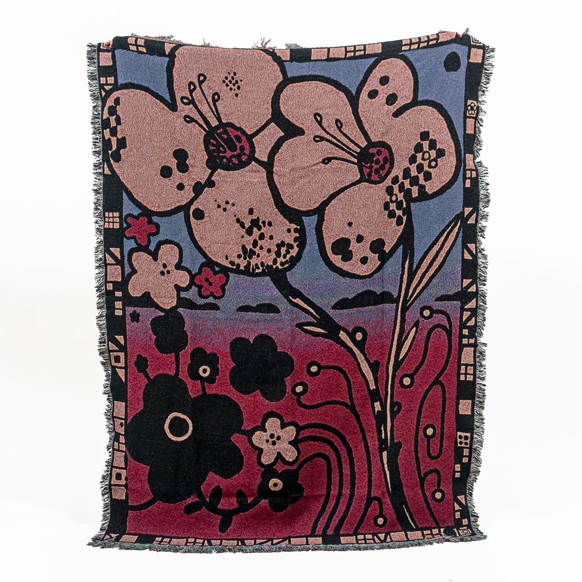 Throw & Co. Commission (digital design on machine-woven fabric)