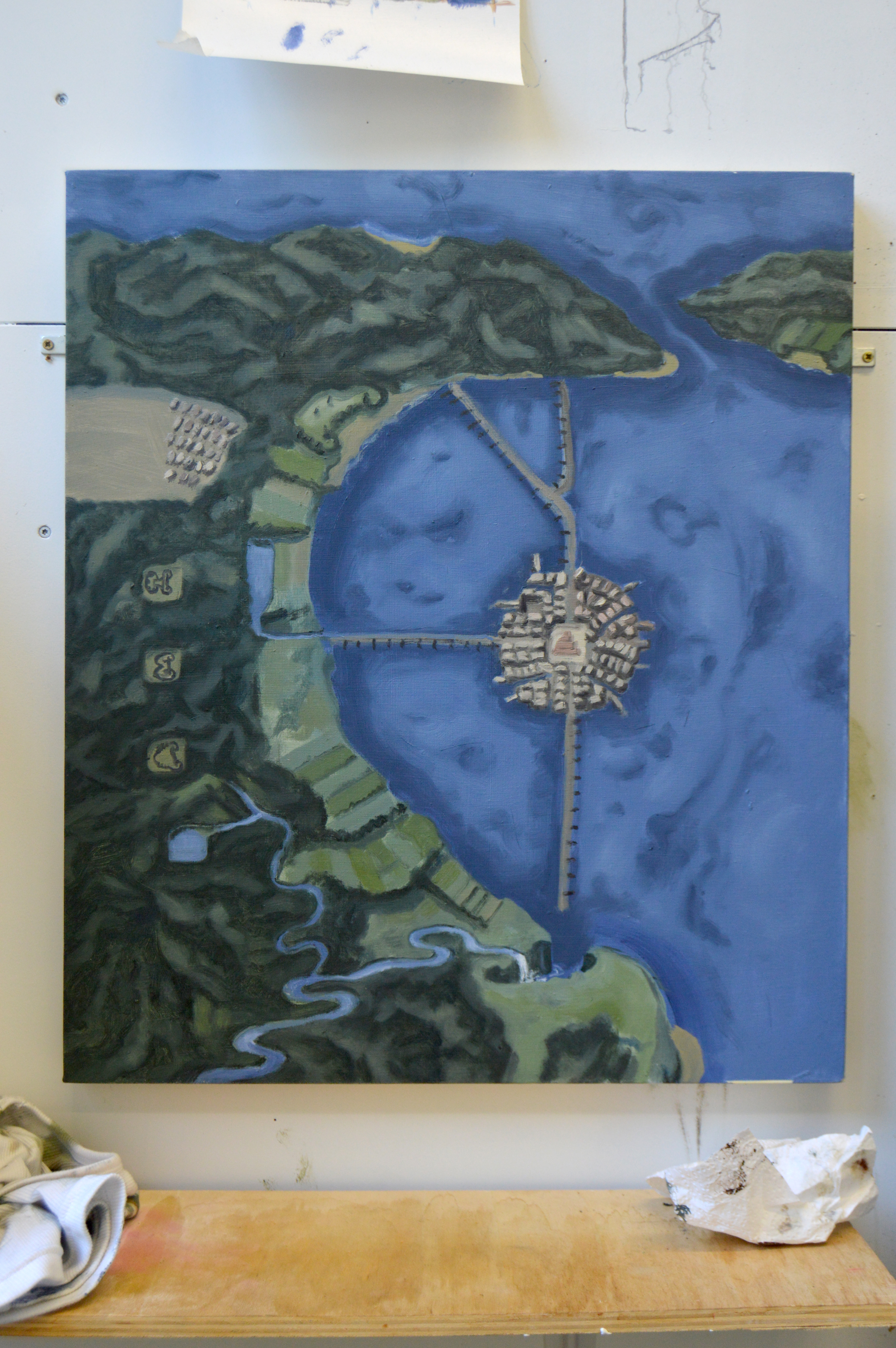 Untitled (study), 2021, oil on canvas, 50 x 58cm
