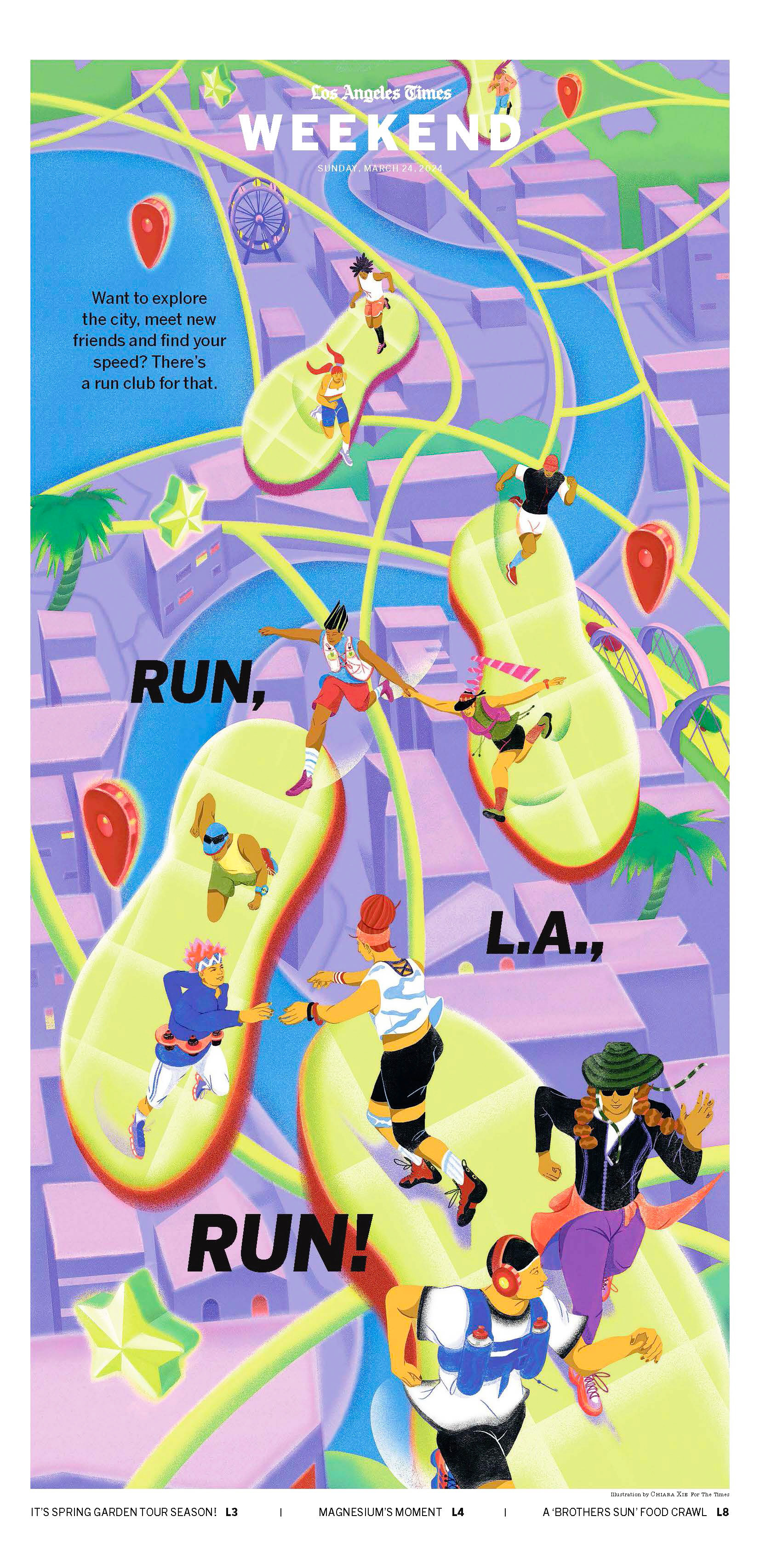 The Running Clubs in LA, Los Angeles Times