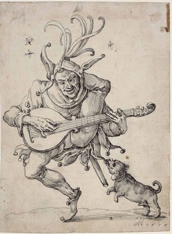 Lute Playing Fool
