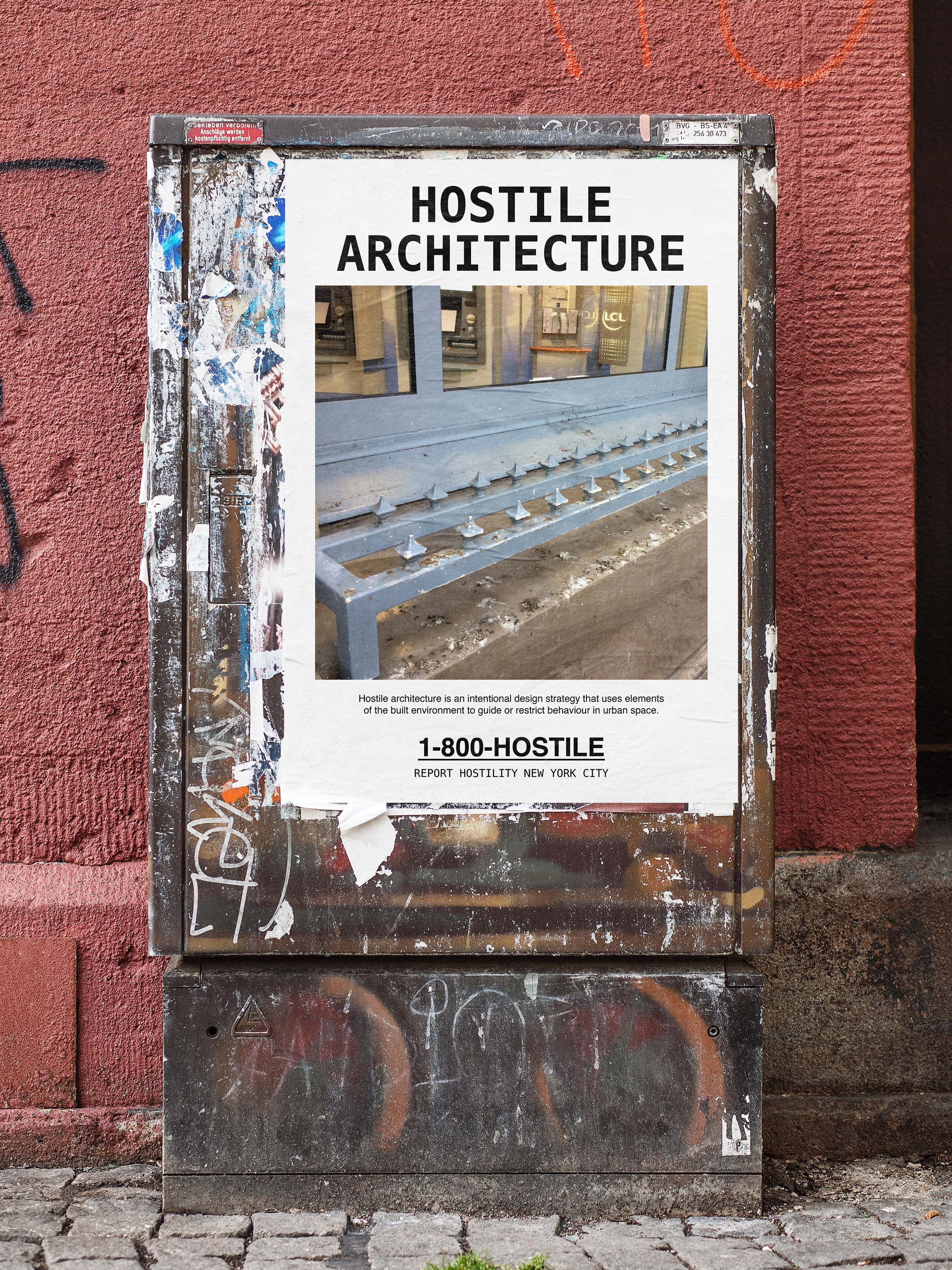 hostile architecture essay