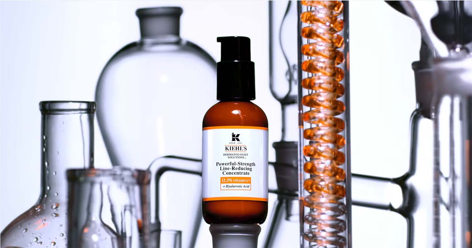 Still Life Photographer Daniel Lindh and Prop Stylist Sara Wacksman create a scientific look for Kiehl's Skin Care