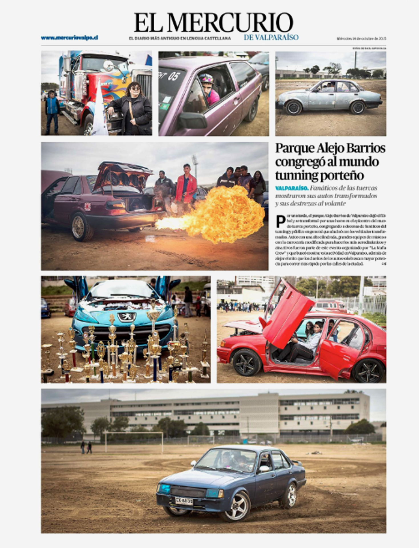 P&aacute;gina gr&aacute;fica Mercurio Valpo.