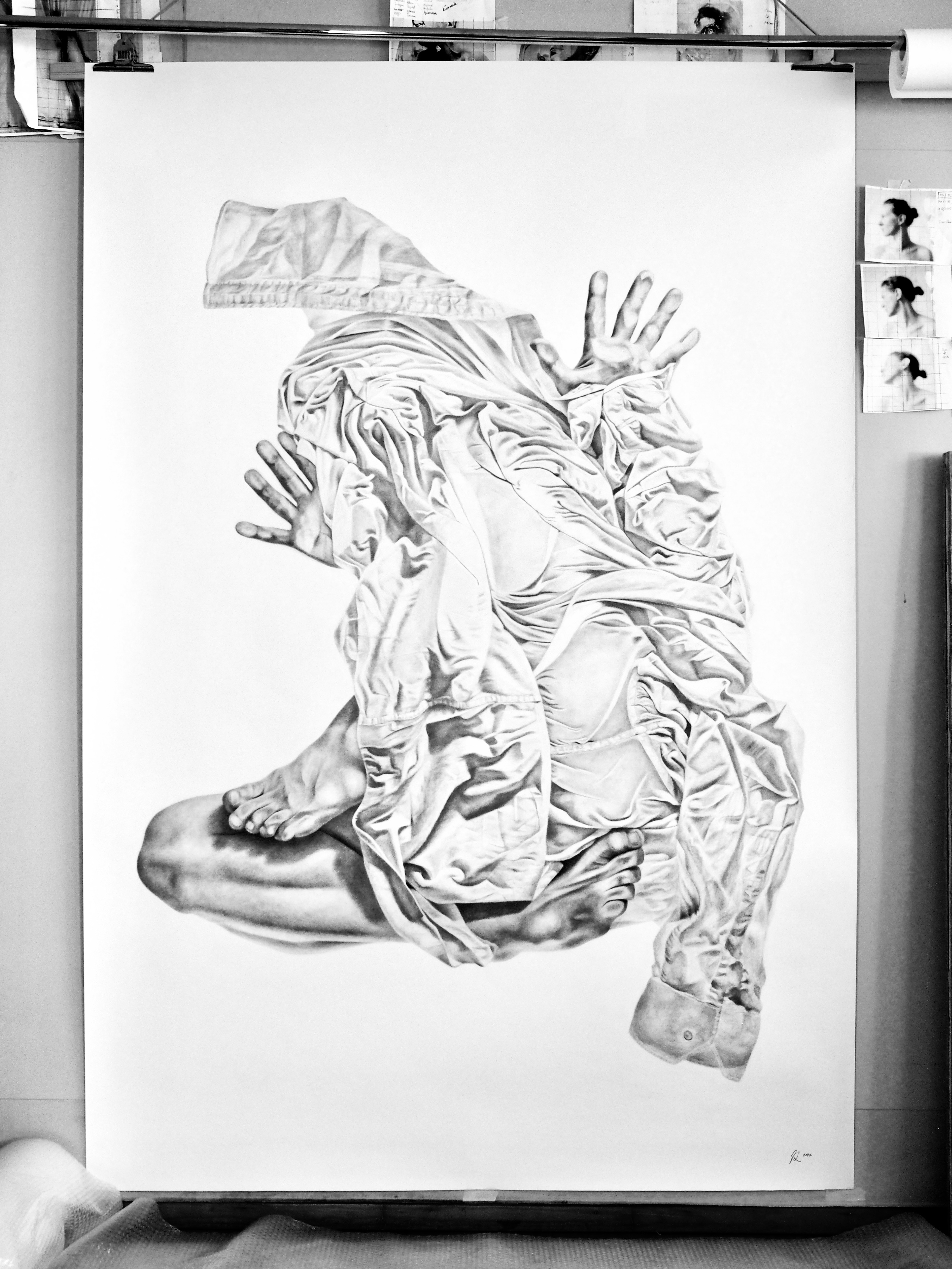 220301:1 Pencil on paper150x220 cm, 2022STUDIOVEIW