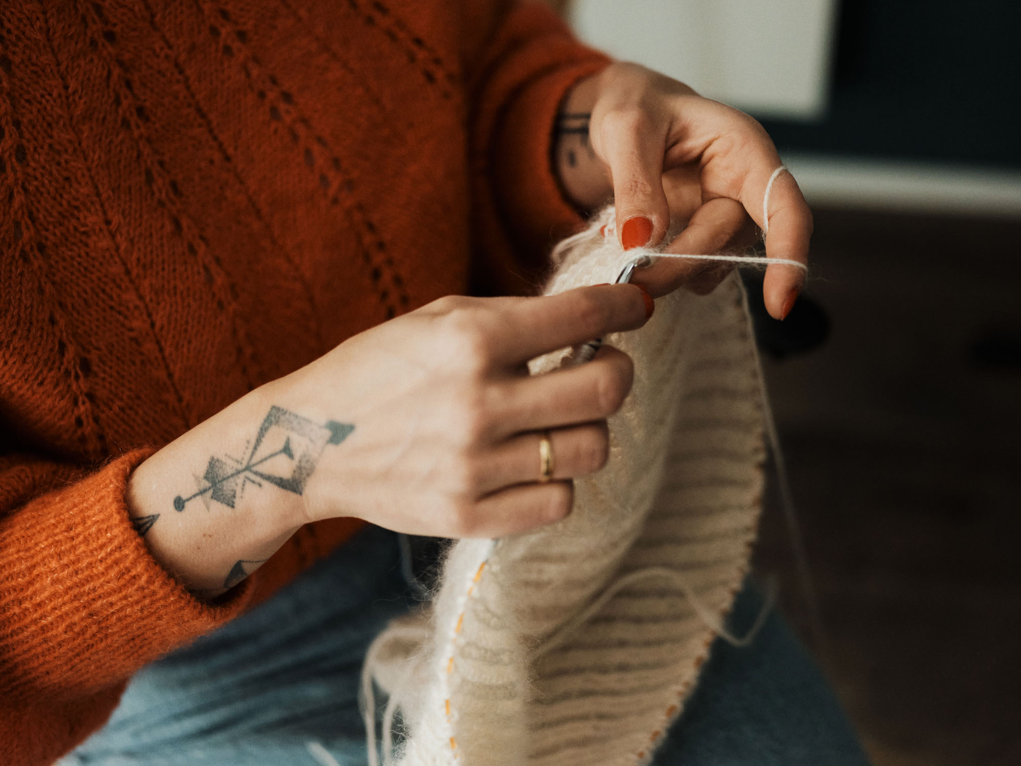 Patent & Patronen, Strickatelier