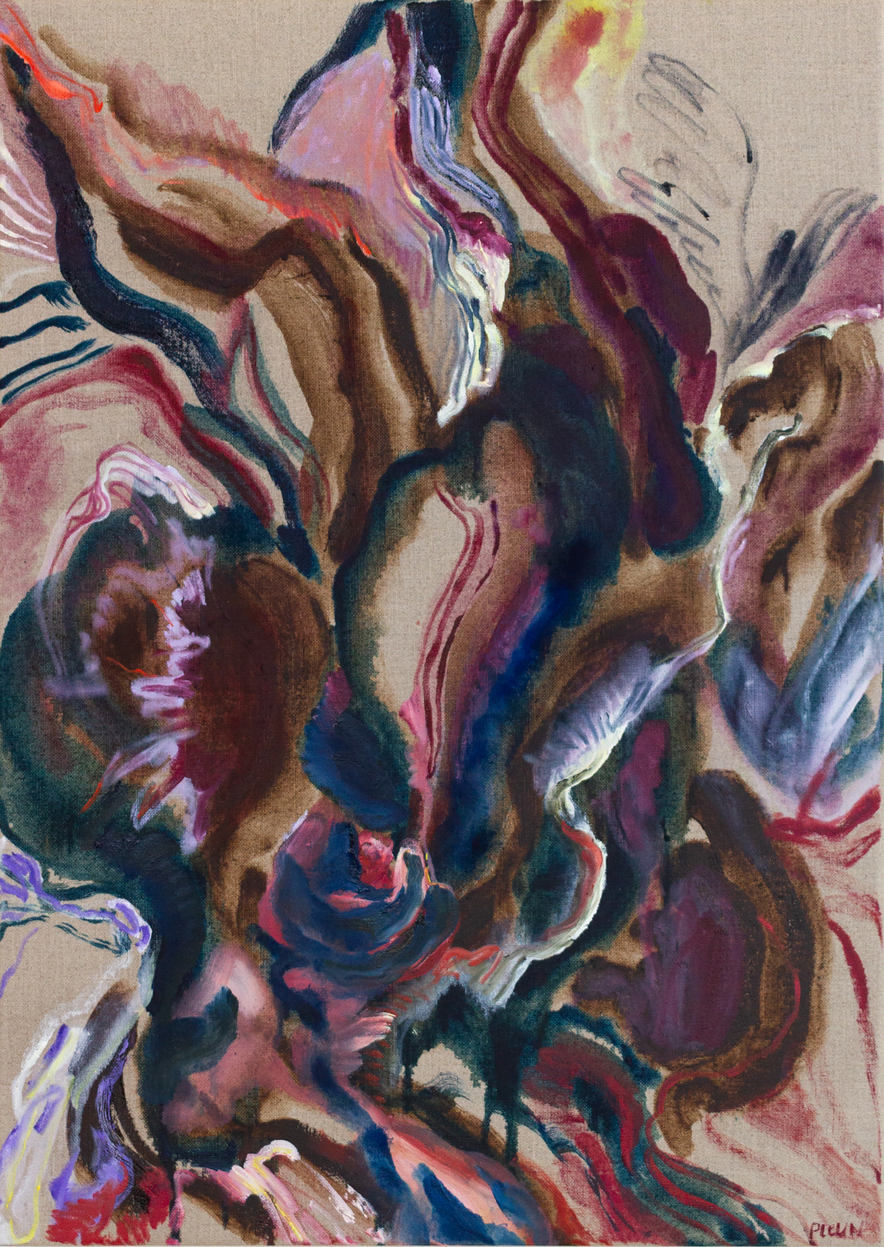 The Mother Tree, 2023, 70 x 50 cm, oil on linen
