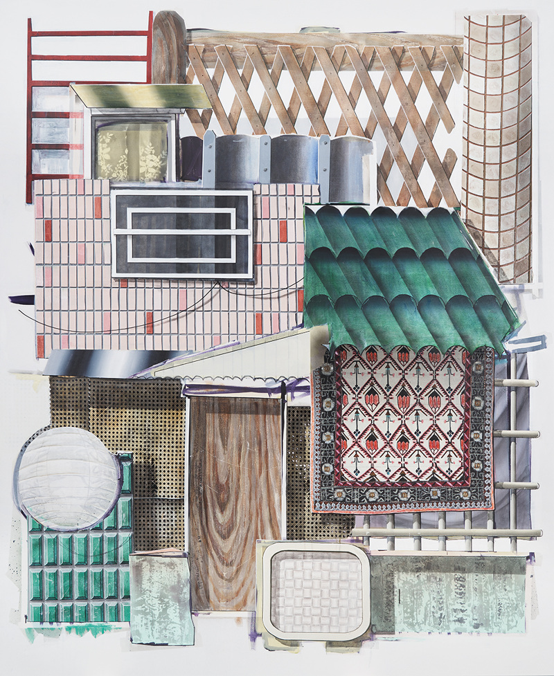 9X, acrylics and oil on canvas, 220 x 180 cm, 2020