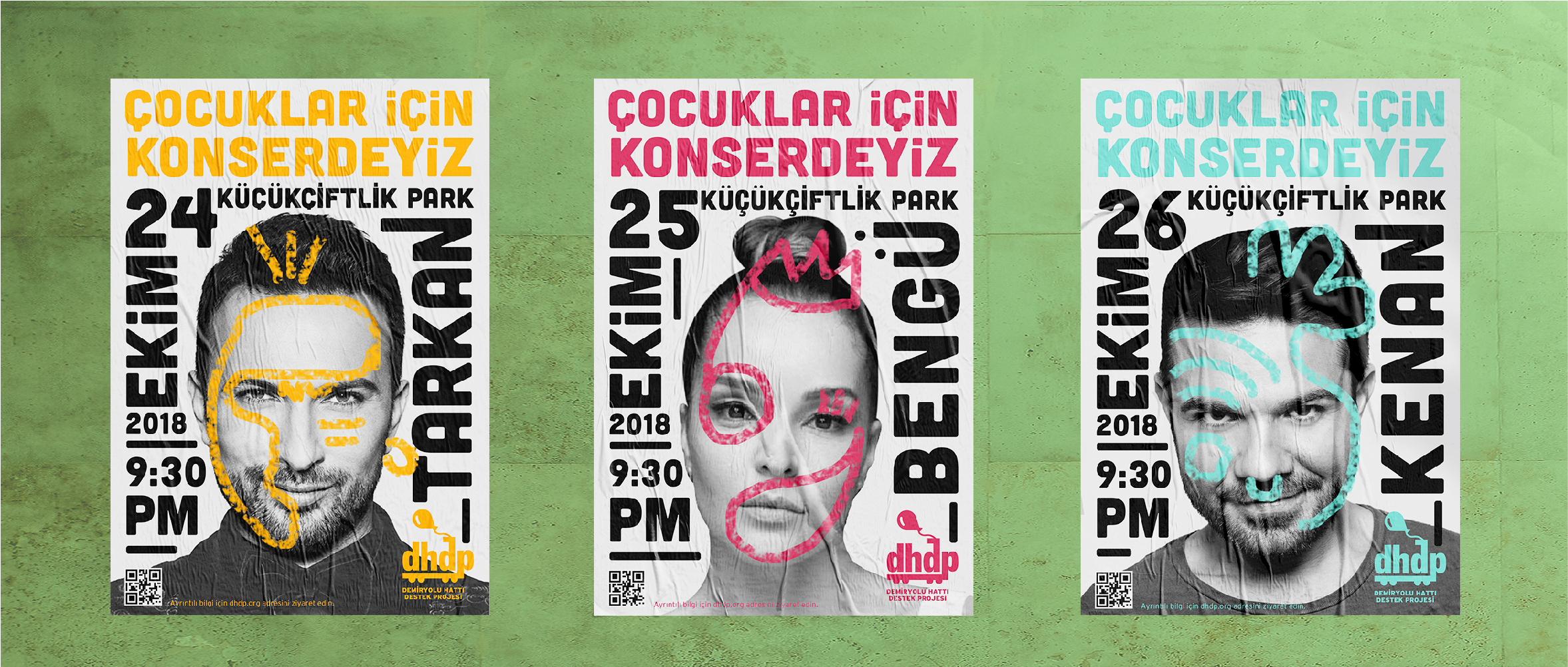 benefit concerts, poster series