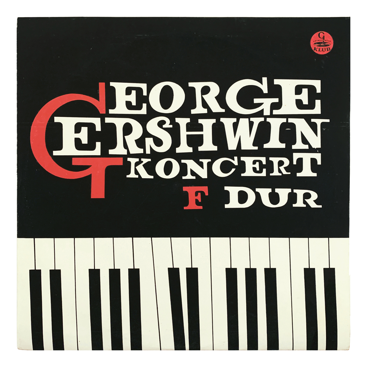 Supraphon DV 5814 George Gershwin - Piano Concerto in F major Symfonický orchestr hl. m. Prahy FOK - Václav Neumann Stanislav Knor Design: Svatopluk Pitra (credited)