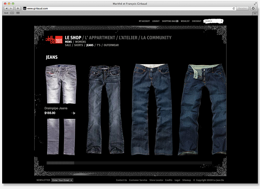 girbaud jeans website