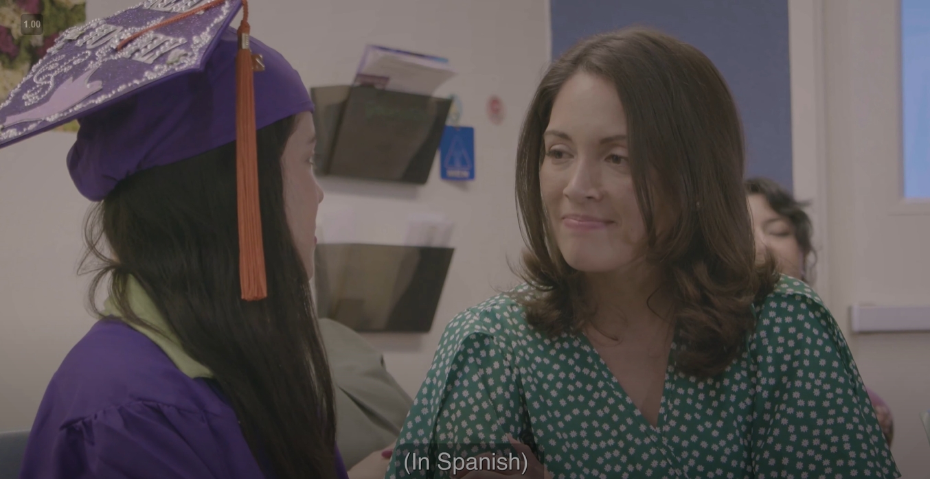 Green symbolizes health and healing for the mother-daughter duo.