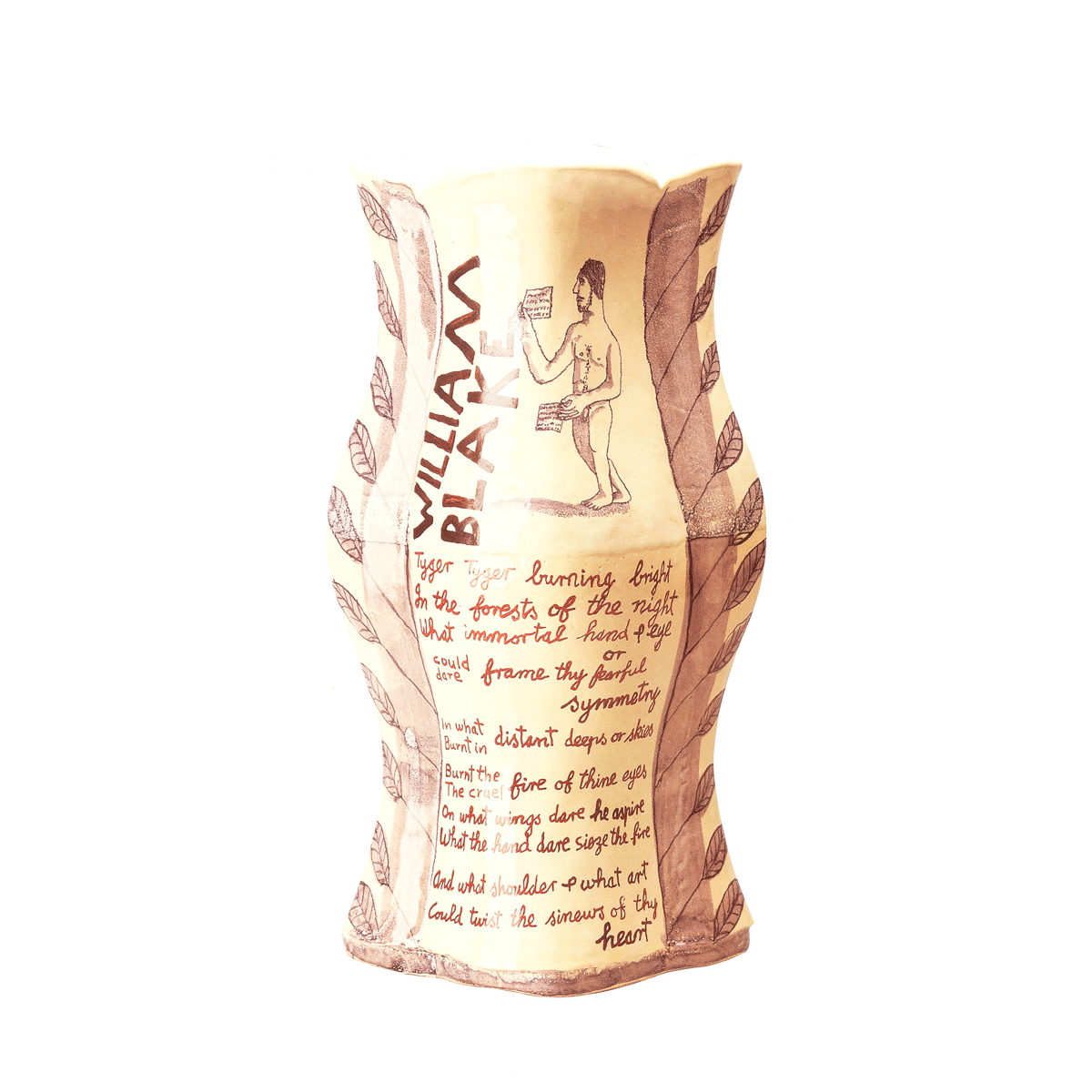 William Blake vase, 1996Glazed ceramic stonewareHeight 46cm