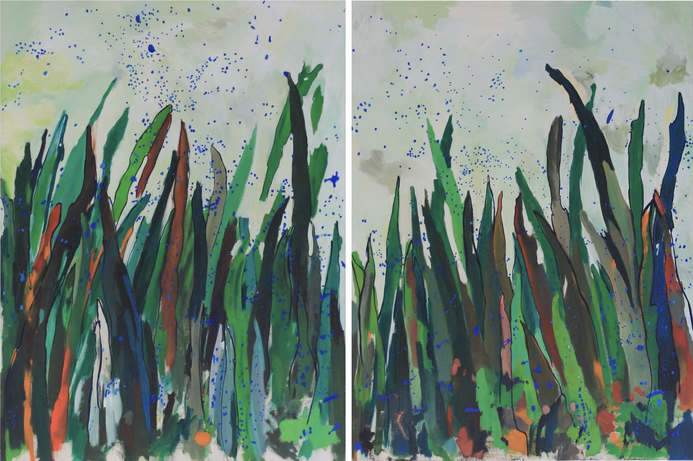 Debout, 2019, 130x198cm