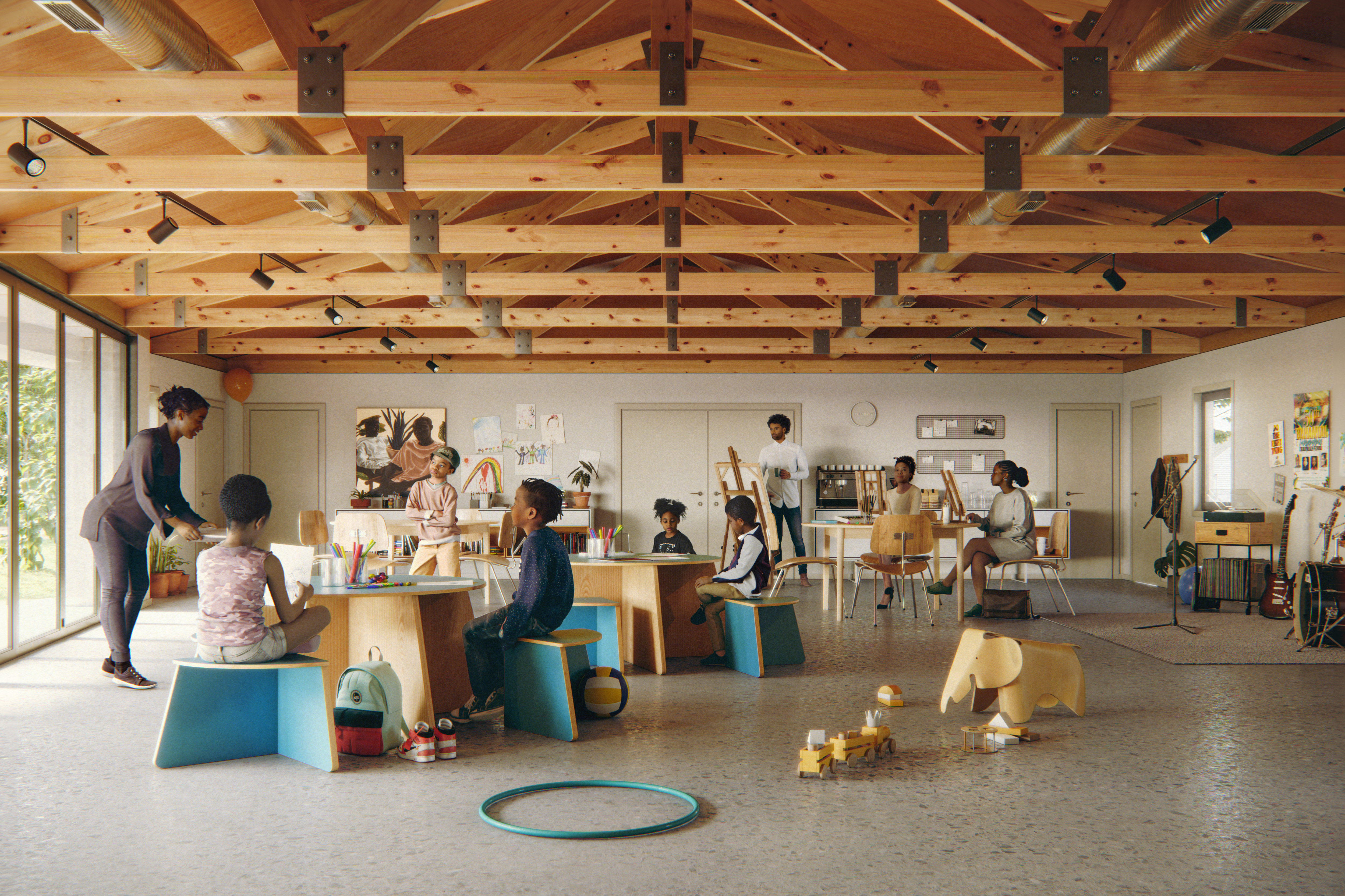 St. Matthews Parrish Hall Community Center Conversion, Scheduled completion Winter 2024