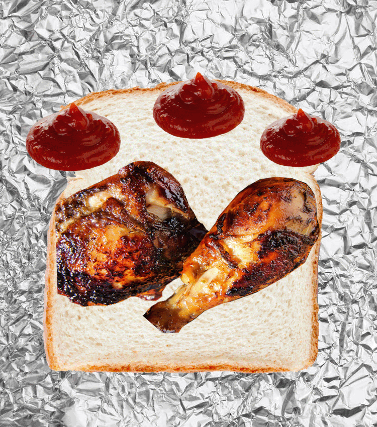 Jerk Chicken and Bread
