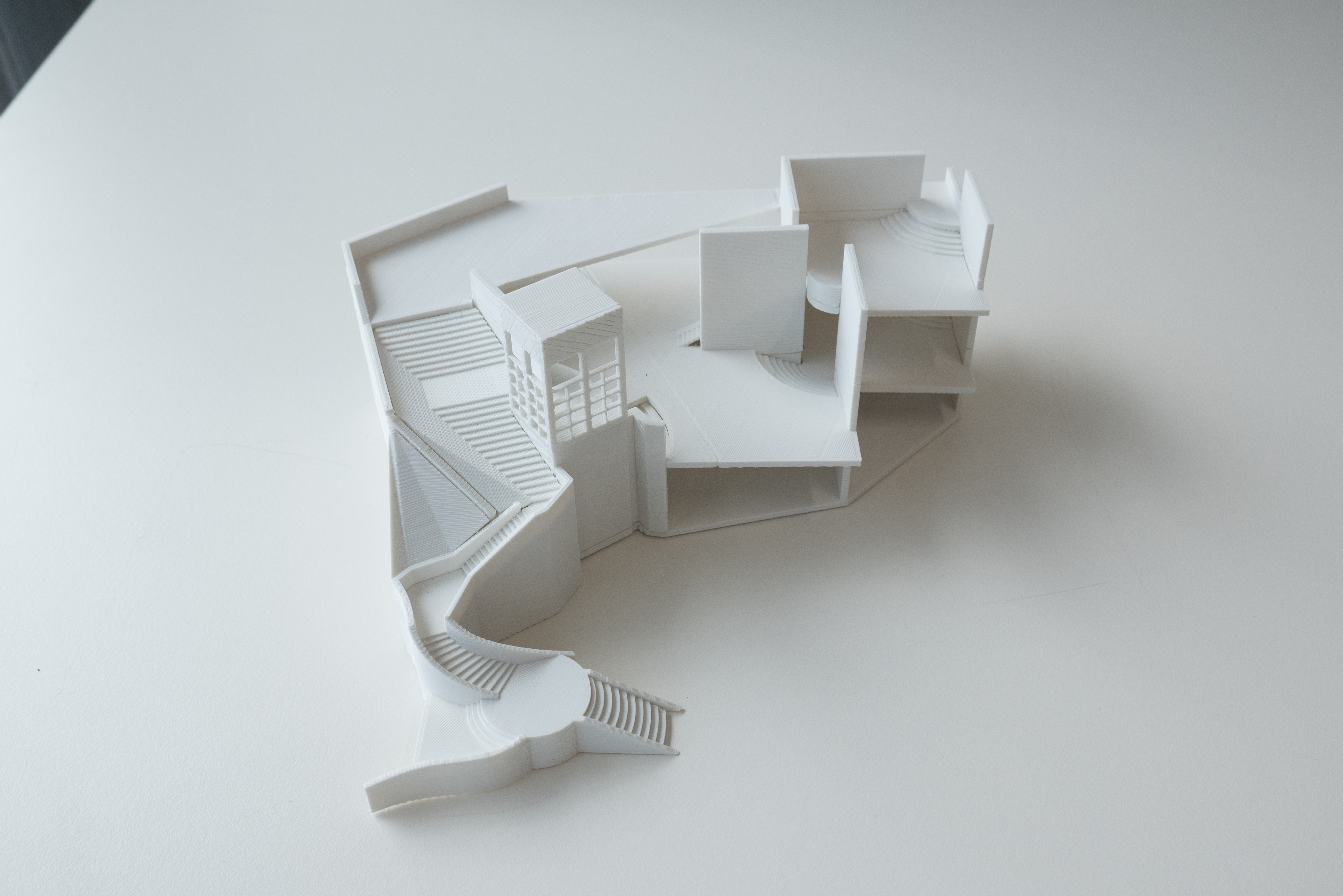 Staedtisches Museum Moenchengladbach, Hans Hollein drawn by Johanna Acham, Jaclyn Debiasi.