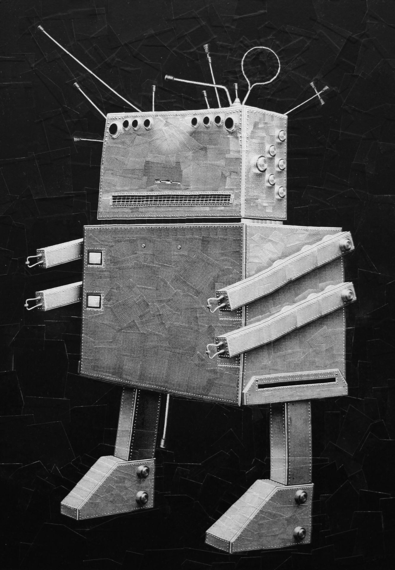 Robot #1, 2010, 18 x 12.5 inches
