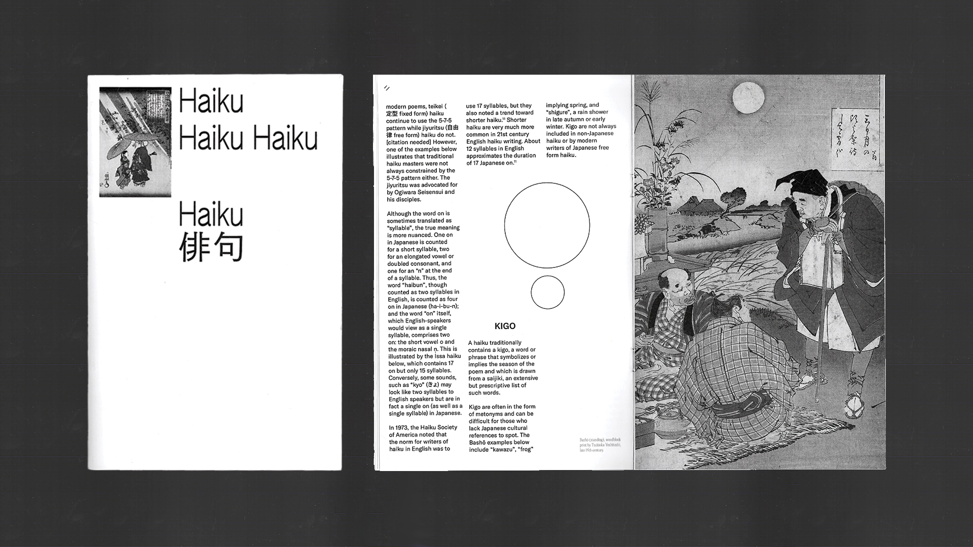 Haiku booklet