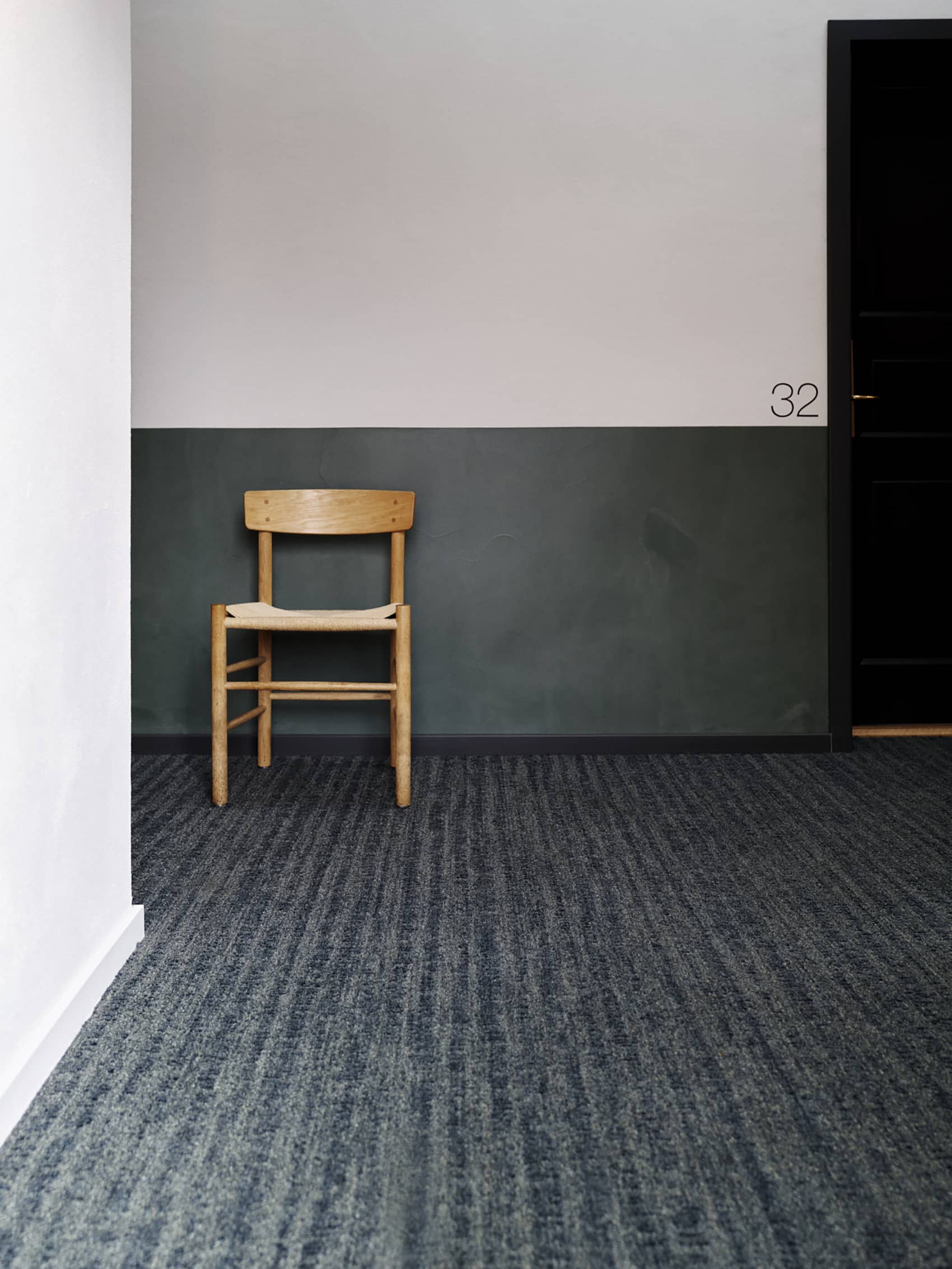 A NEW WAVE FOR EGEInspired by the rough and untouched landscape of the Danish west coast, A New Wave strives towards tactility on a functional and sensual level that allows you to feel the patterns of the sand, the strict lines of the grass dunes and the rhythm of the waves washing in. Multi levels in the carpet construction form the sculptural patterns while the colour palette reflects the dry and delicate tones of the seaside.The collection is crafted from regenerated and regenerable yarns based on abandoned fishing nets, used carpets and other industrial waste.Designed in collaboration with Laura BildeGo to product page →