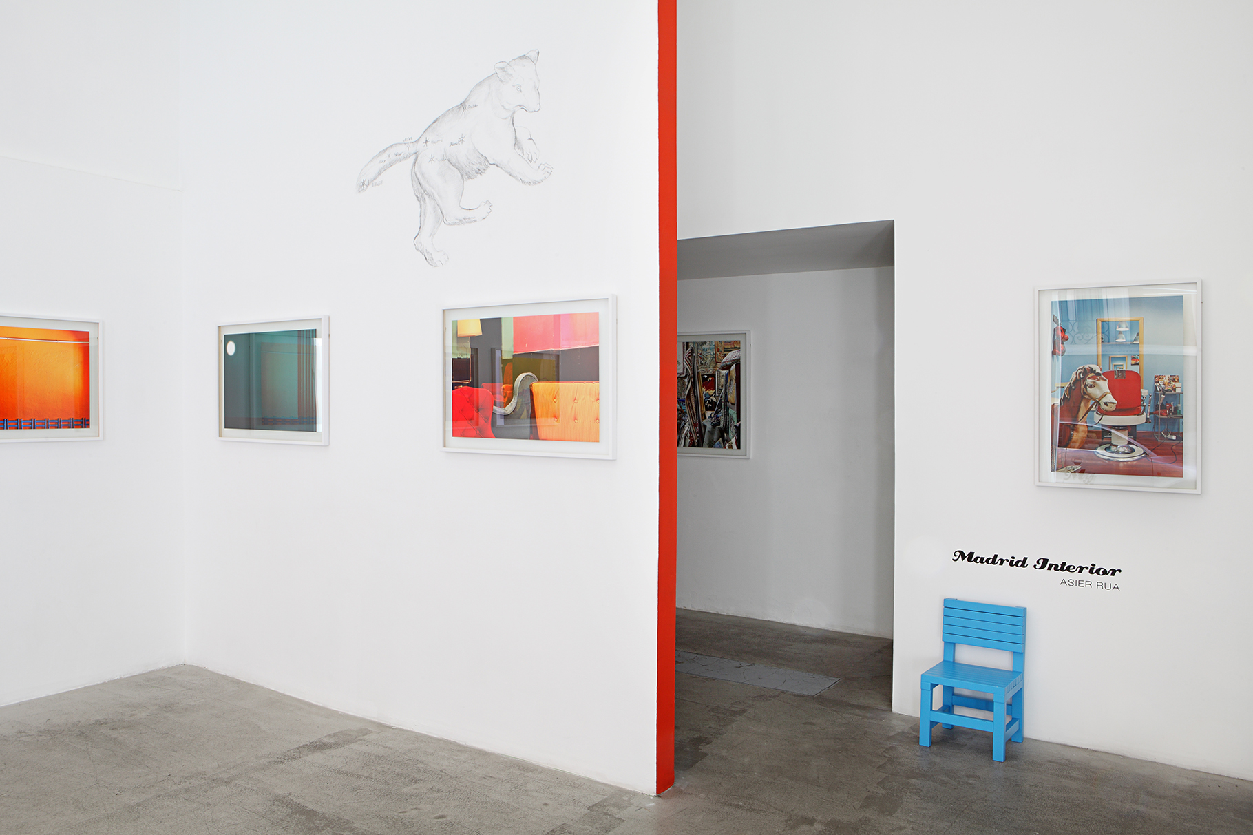 Exhibition at Mondo Gallery of the project Madrid interior, 2015