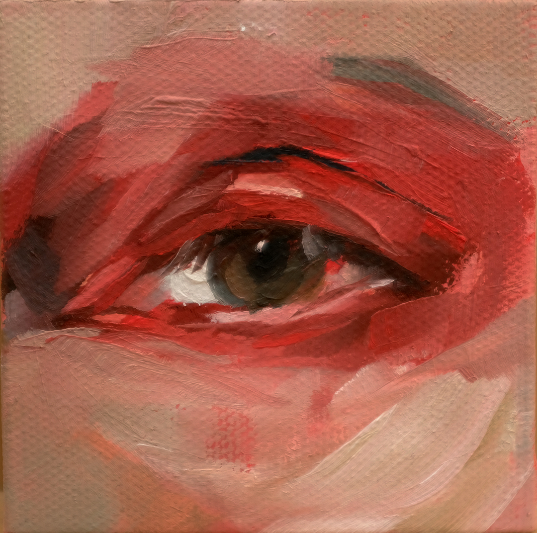 Eye II, Oil on Canvas, 3 x 3 in