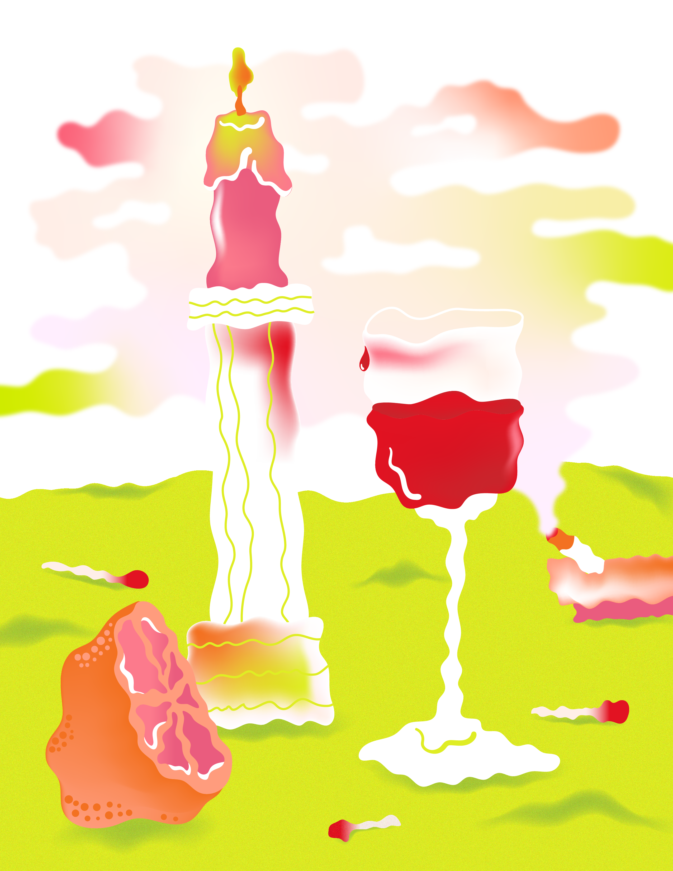 Still Life that Never Stood, 2020, digital