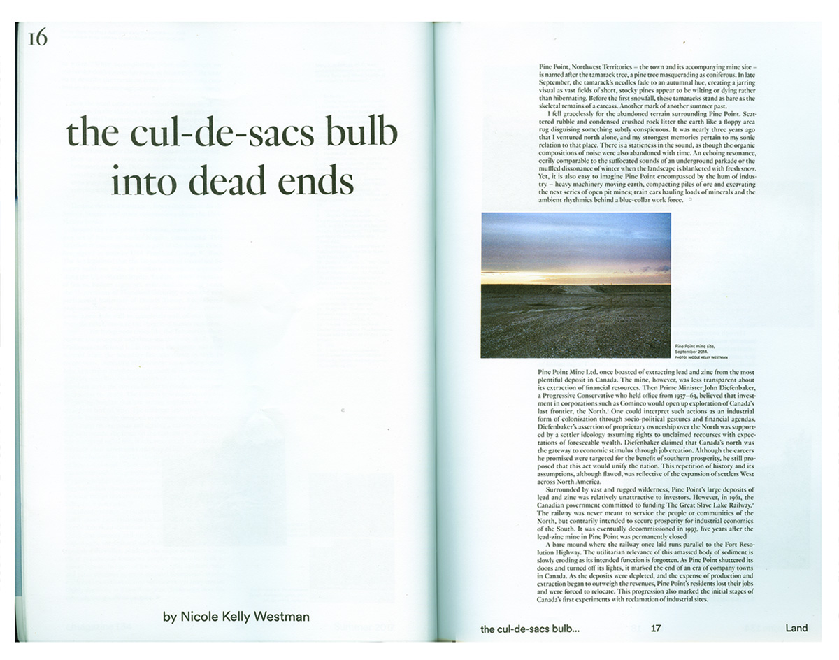 the cul-de-sacs bulb into dead ends - nicole kelly westman