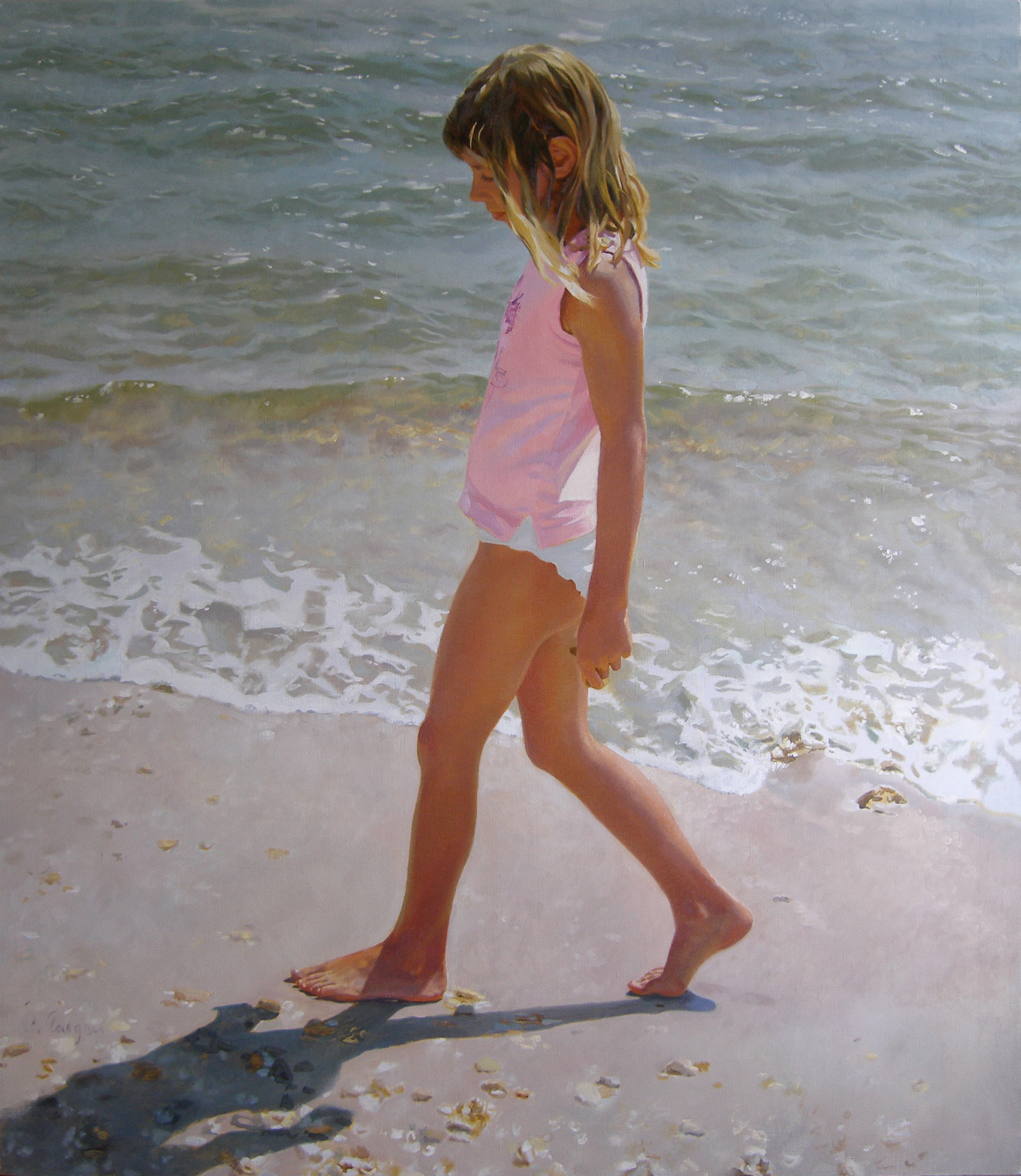 "Going", 2012, oil on canvas, 160 x 140 cm