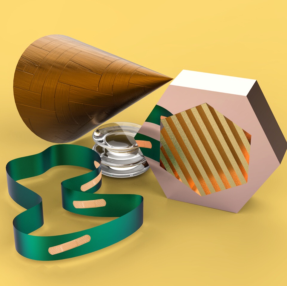 Texture and reflection study in Keyshot