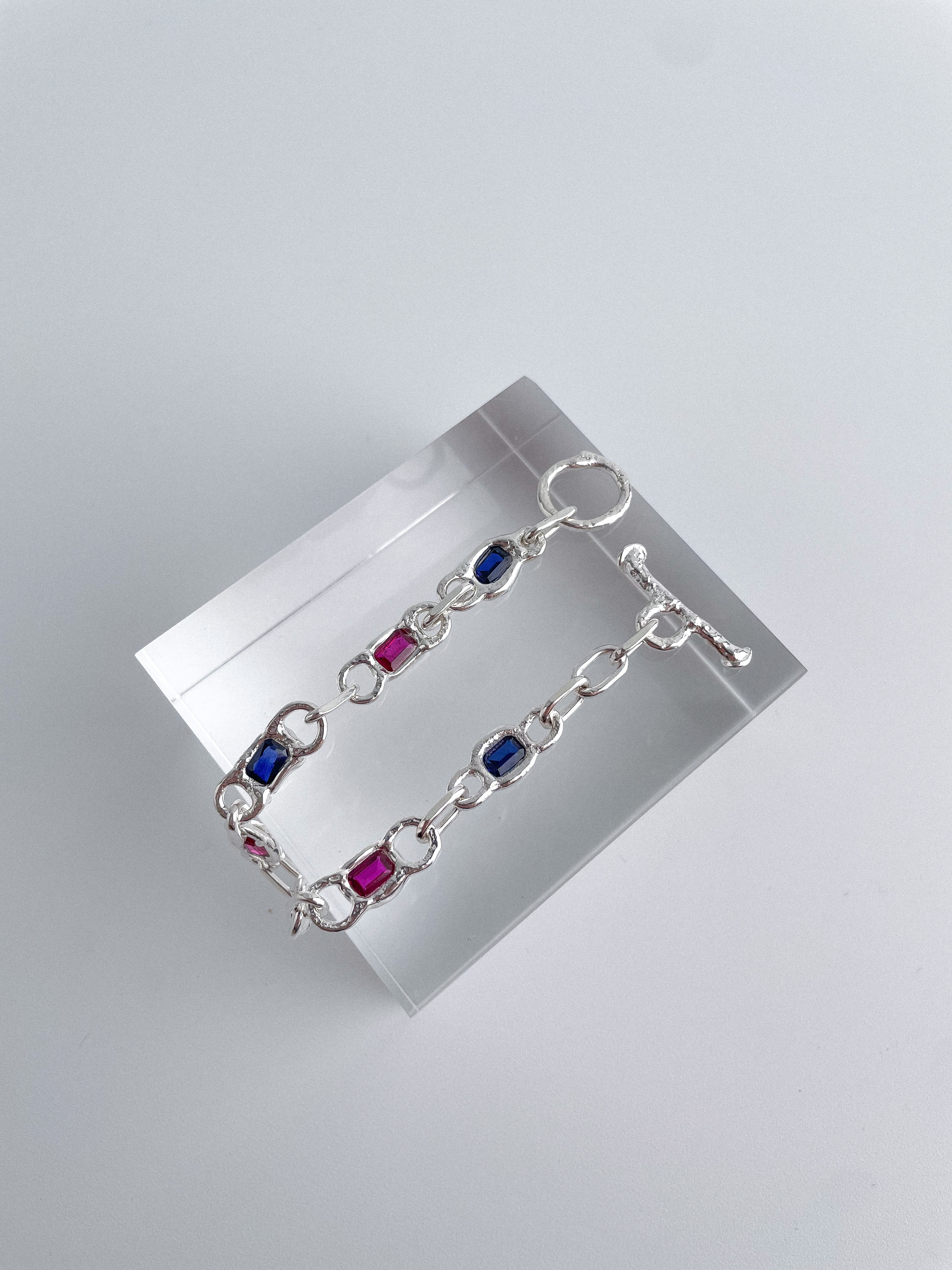 RUBY SAPPHIRE BRACELET - £240