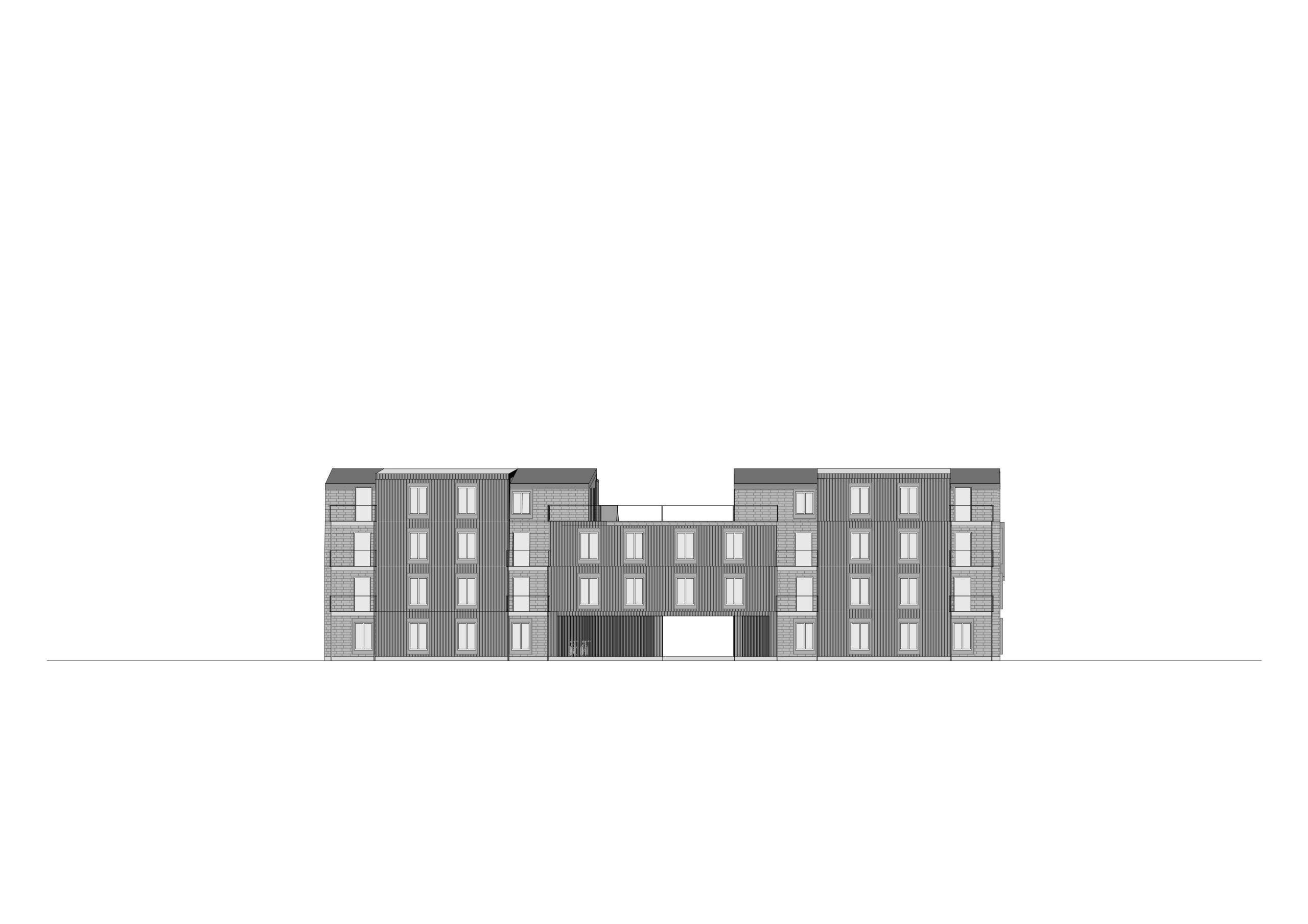 Ansicht West (Neubau)