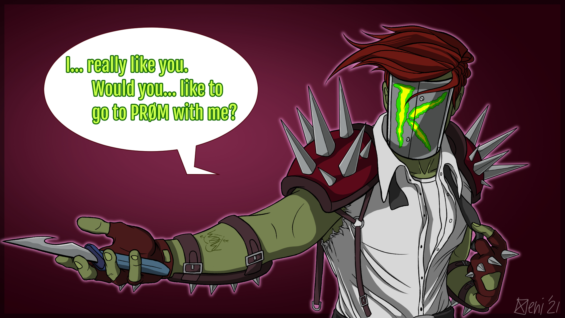 KRØM HAS A KRUSH ON YOU (YES YOU!) AND WOULD LIKE TO TAKE YOU TO (adult) PRØM AS HIS BATTLE PARTNER!