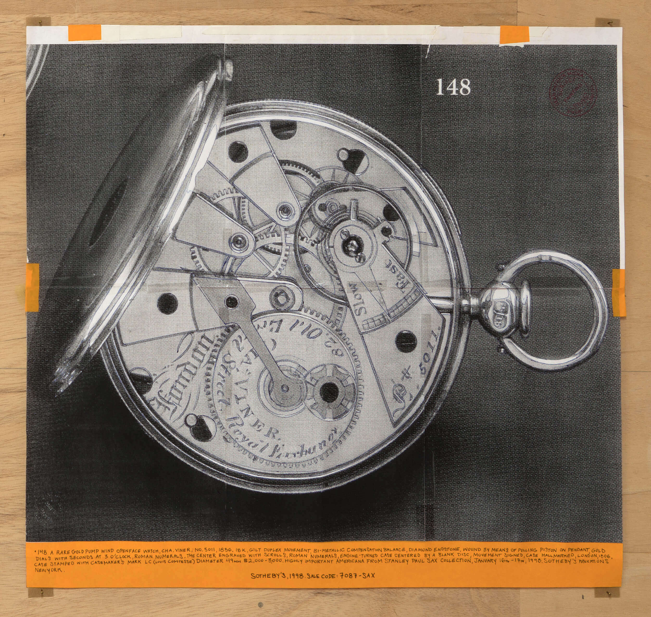 4/ 56,7×60 cm - 22.3×23.6 in. SOLD