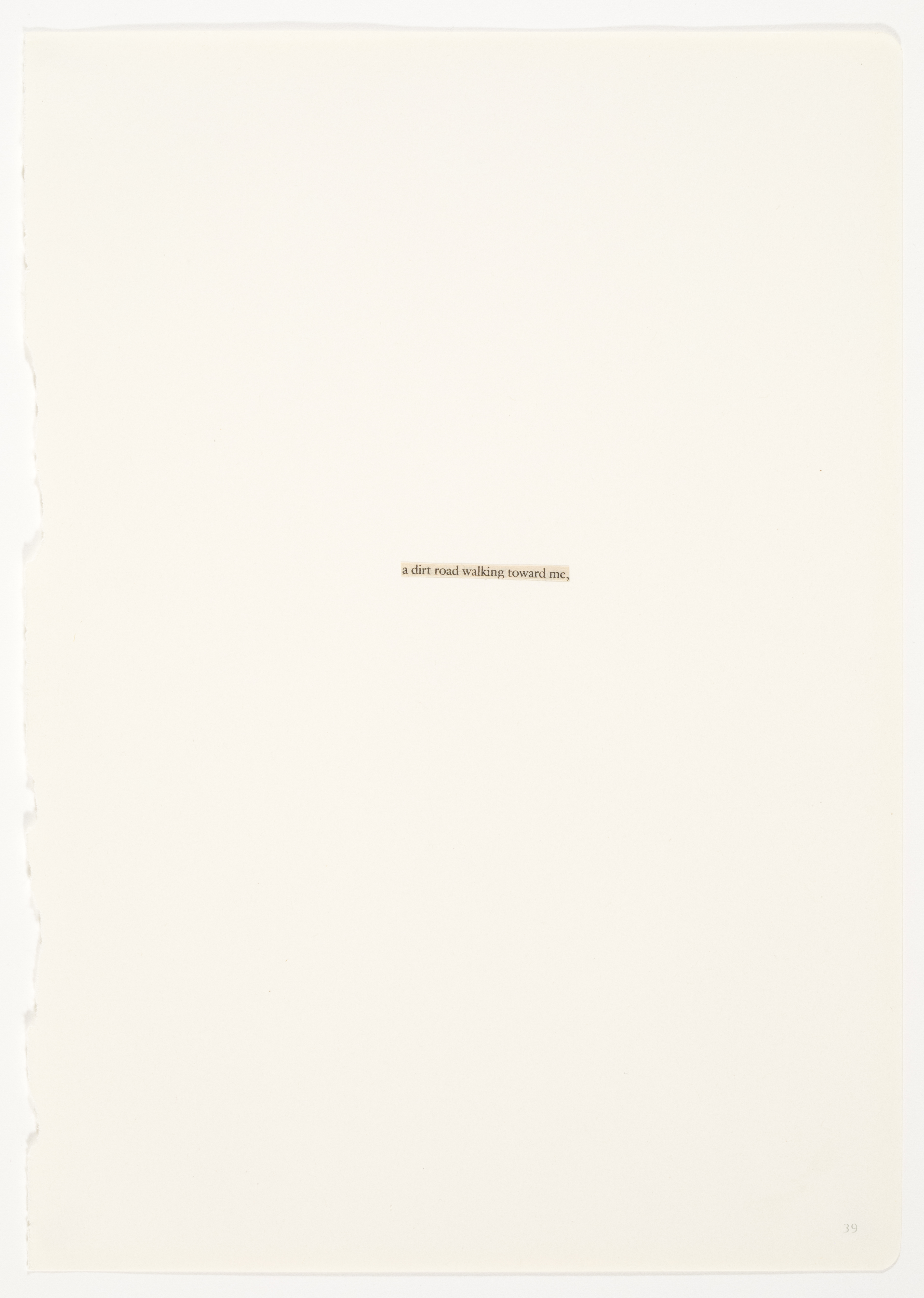 A Dirt Road Walking Toward Me 