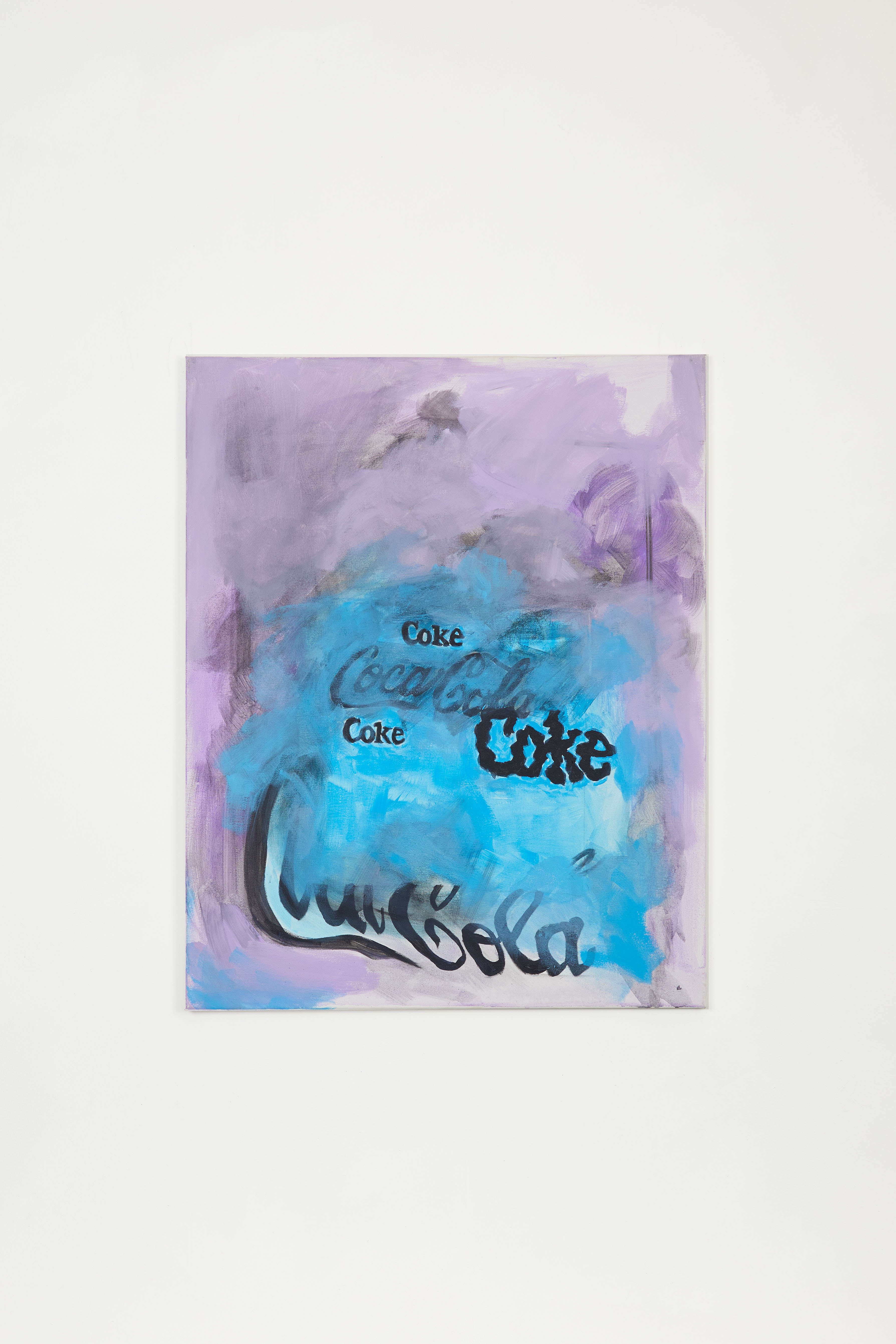 Untitled (Coca Cola #11), 2017, Acrylic on canvas, 30 x 24 in.