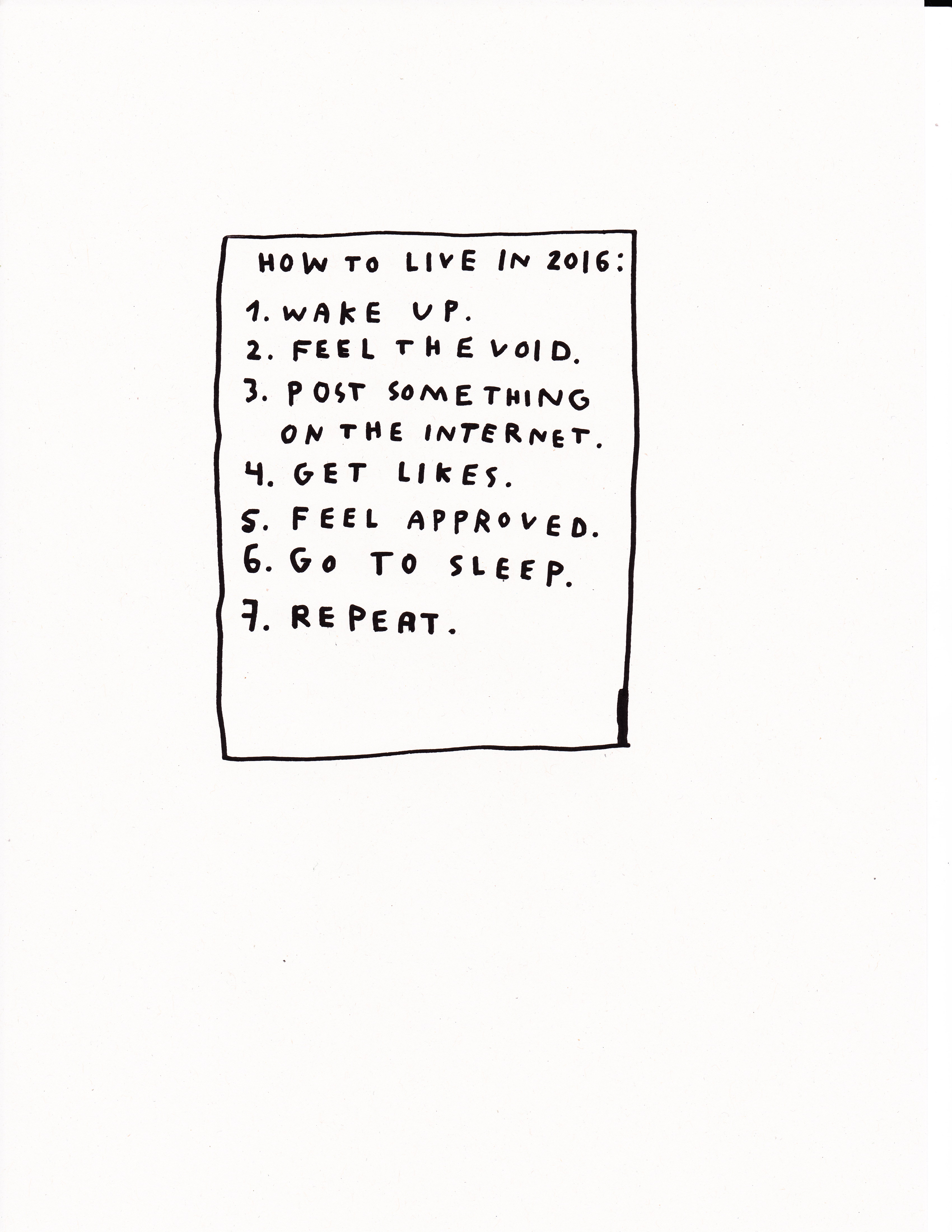 68 stupid rude drawings. 2016Ink on paper30 × 21 cm