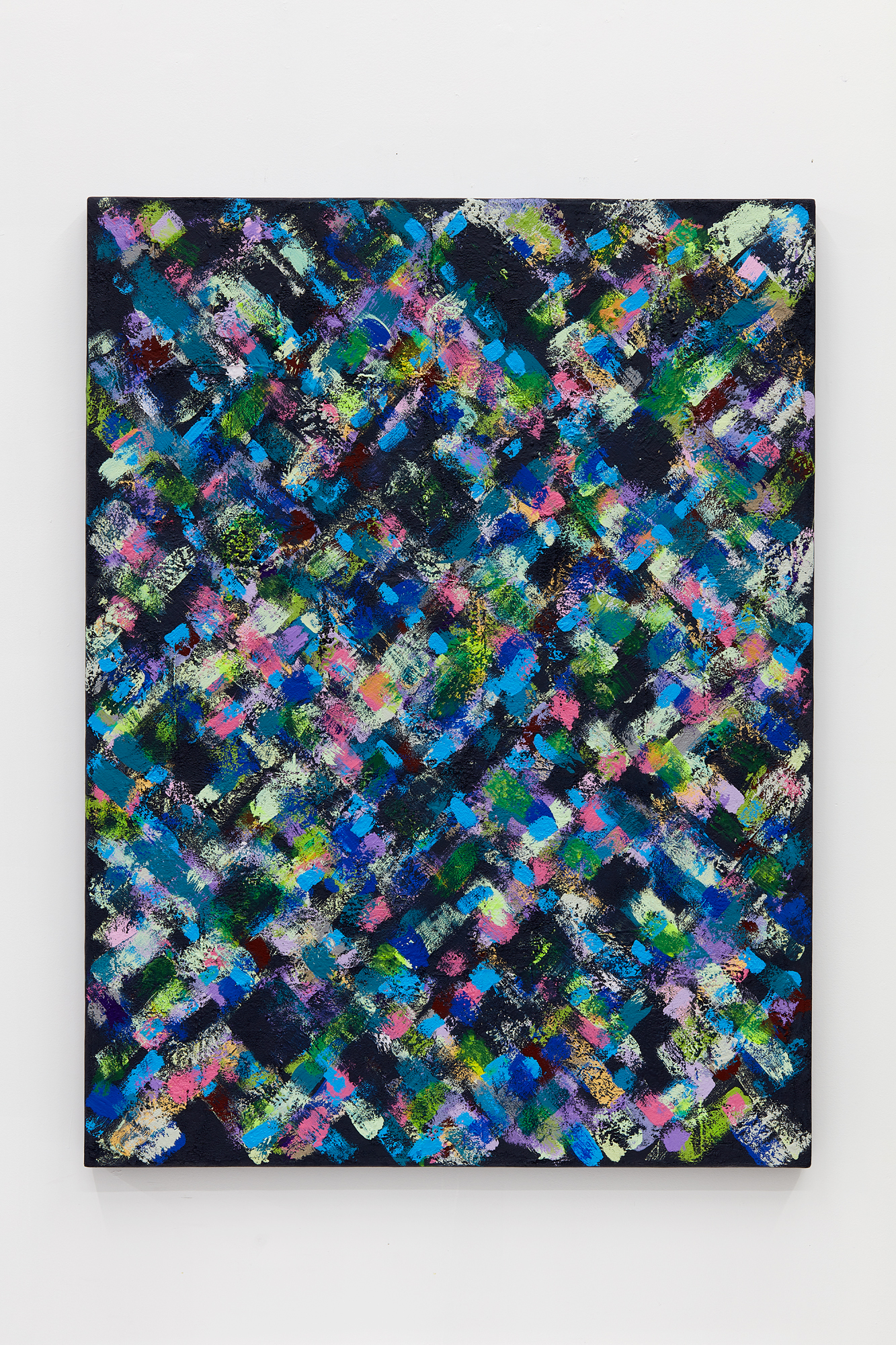 Stucco Painting 57, 202040 x 30 "