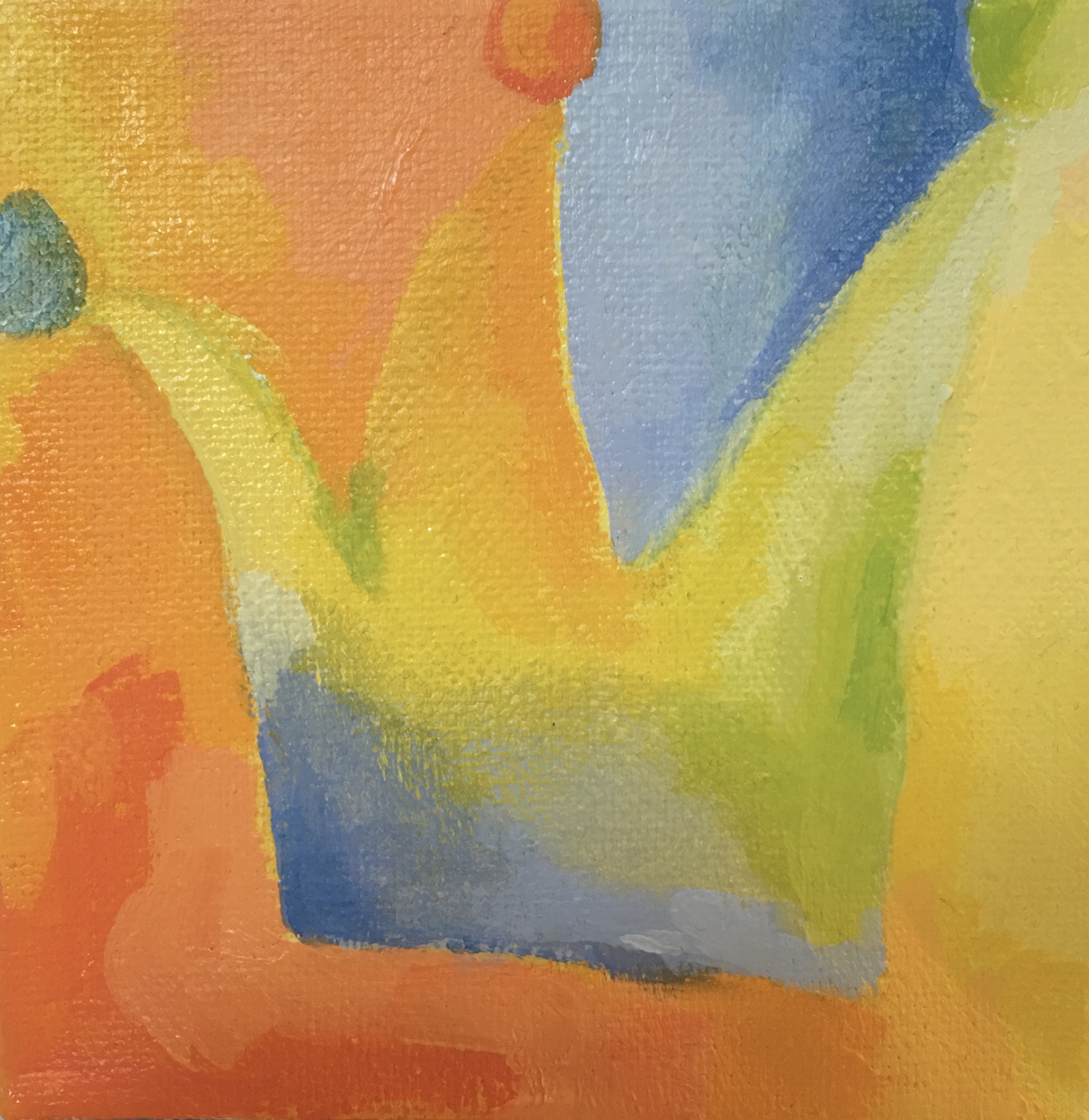 Crown series → oil paint wood panel