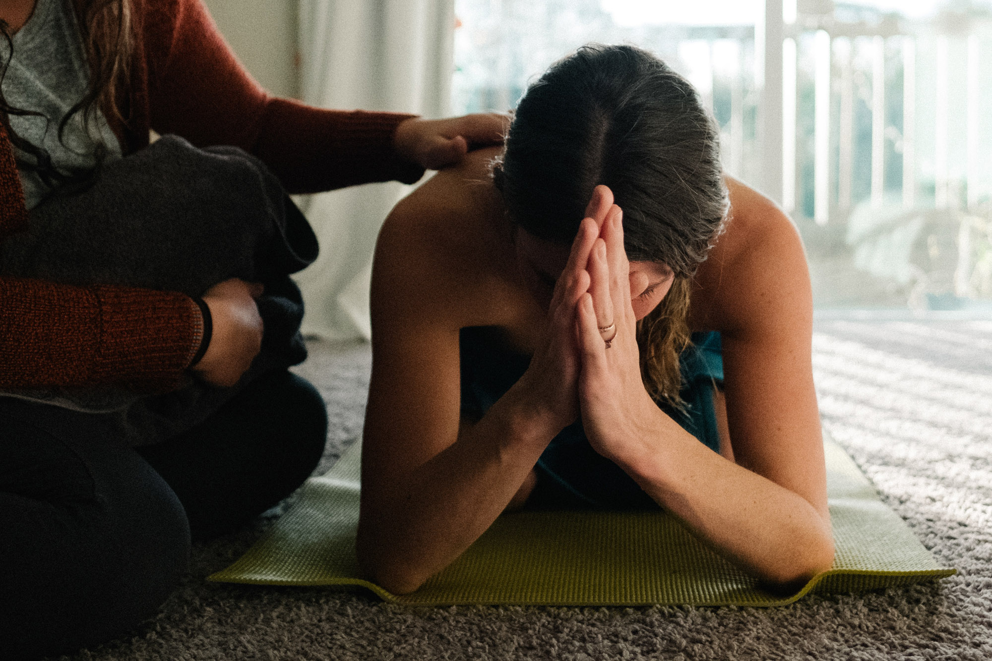 Heather: With doula training, they’ll tell you the mechanics of something, but they won’t dive into the emotional complexities. This woman dropped to her knees in shock when her pregnancy was expelled. She began praying and asking us for forgiveness for her emotional state while Sarah comforted her.
