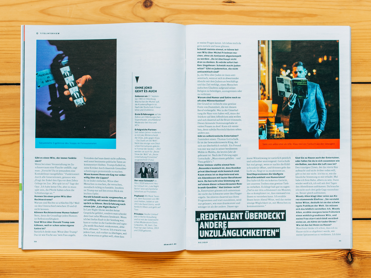 DB Mobil / Klaas Cover Story / M&auml;rz 2019