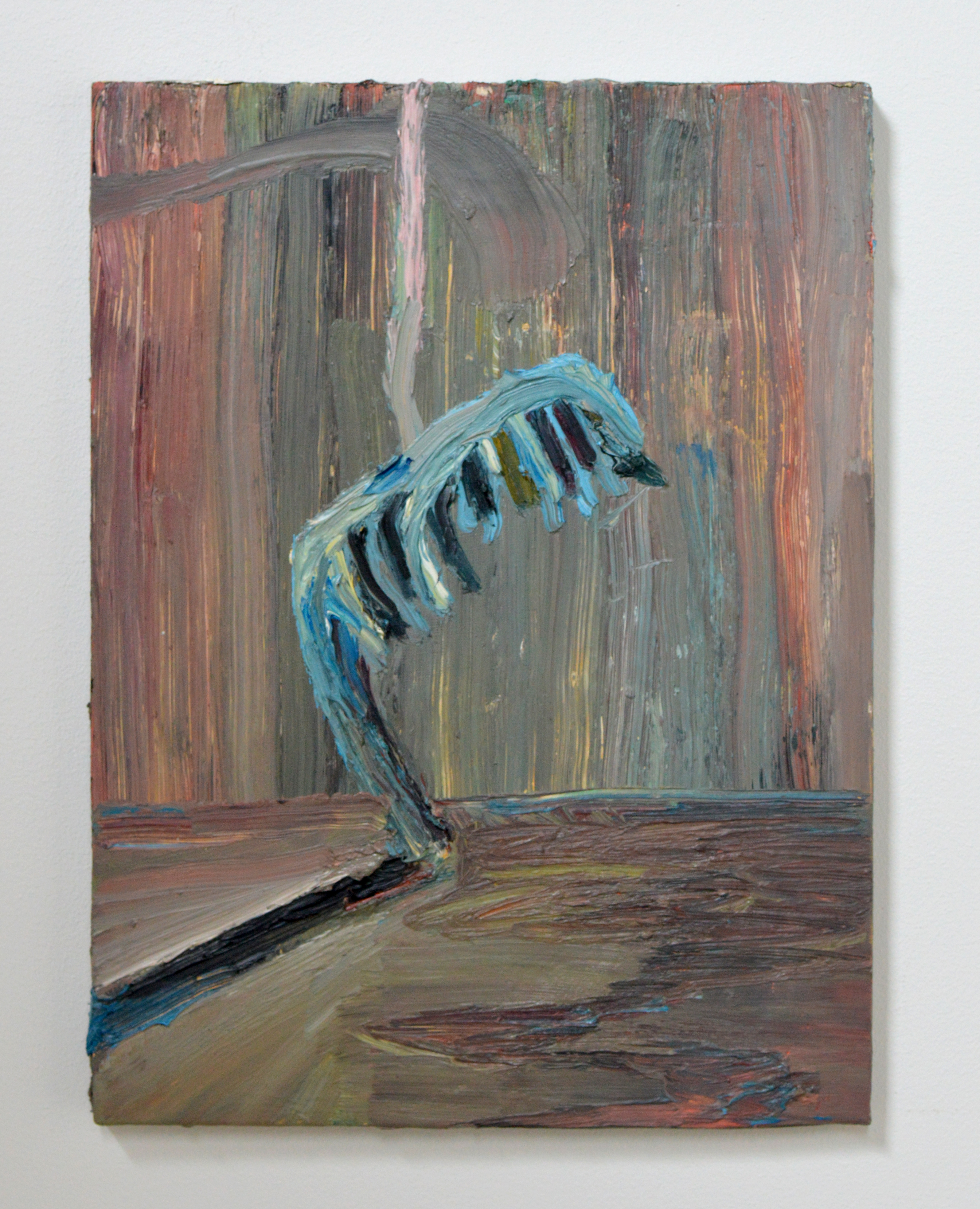 Remember our most insignificant conversations, oil on linen, 40 x 25 cm, 2021