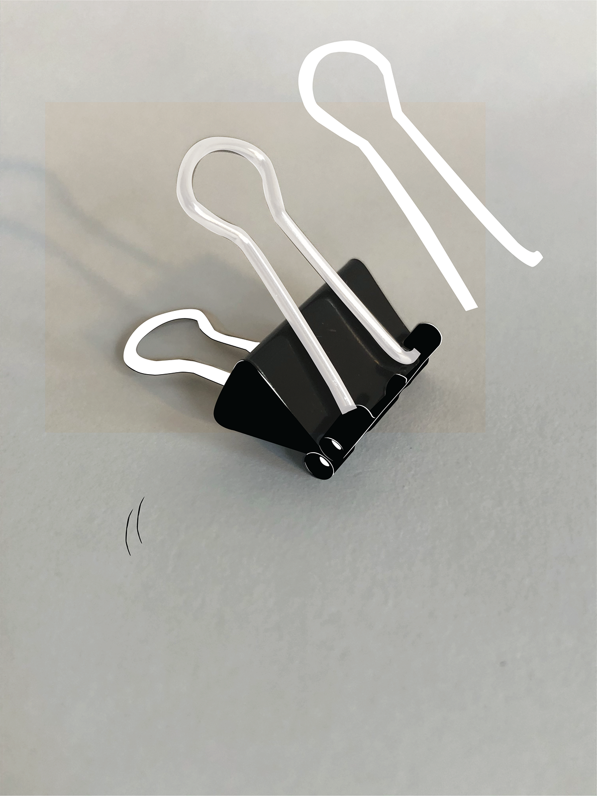 Black paper clip deals things