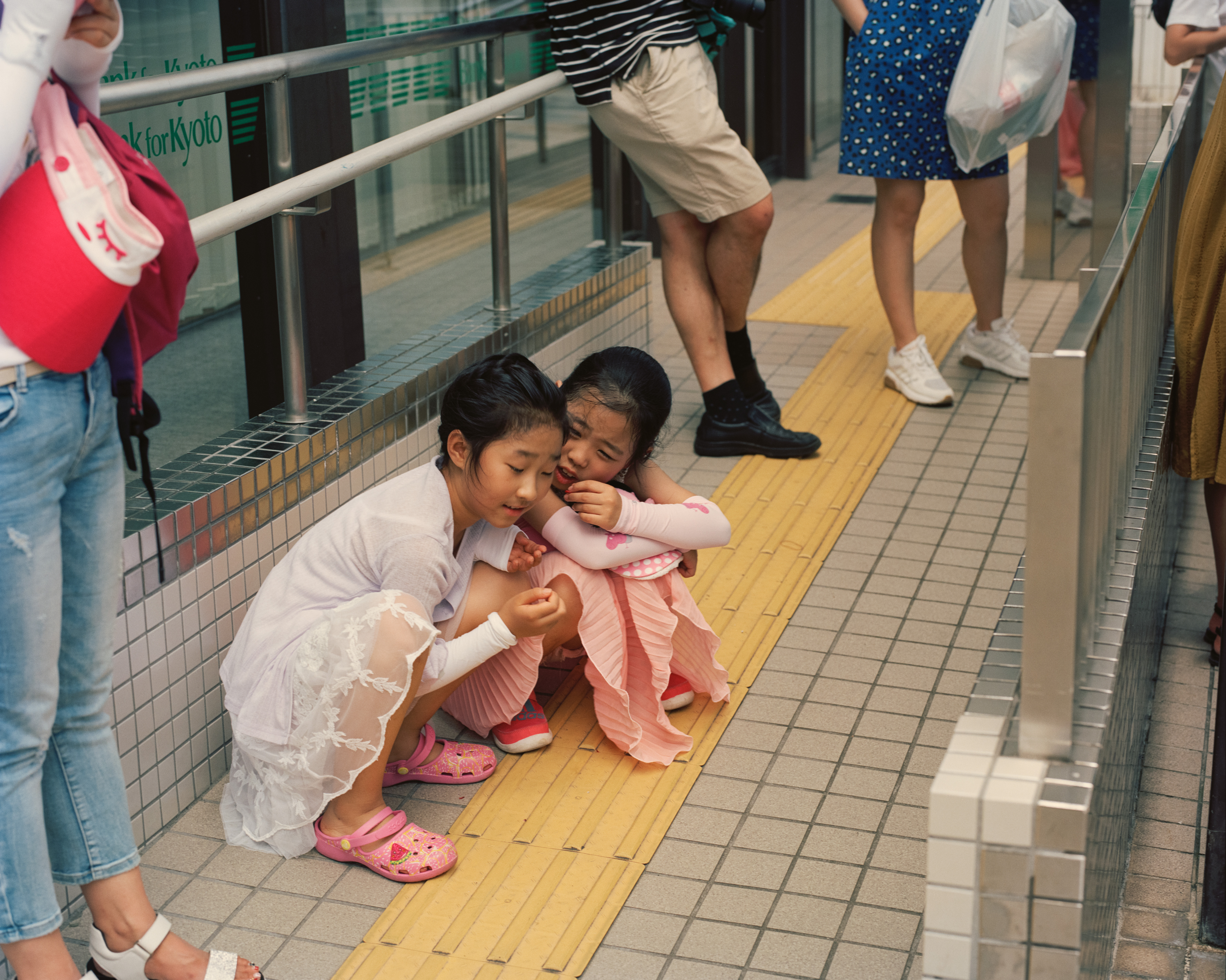 Bus stop. Kyoto, Japan
