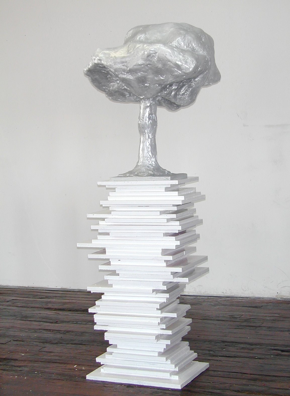 I Made a Bomb 6, 2005Plaster, wood, paint72&rdquo; x 30&rdquo; x 27&rdquo;