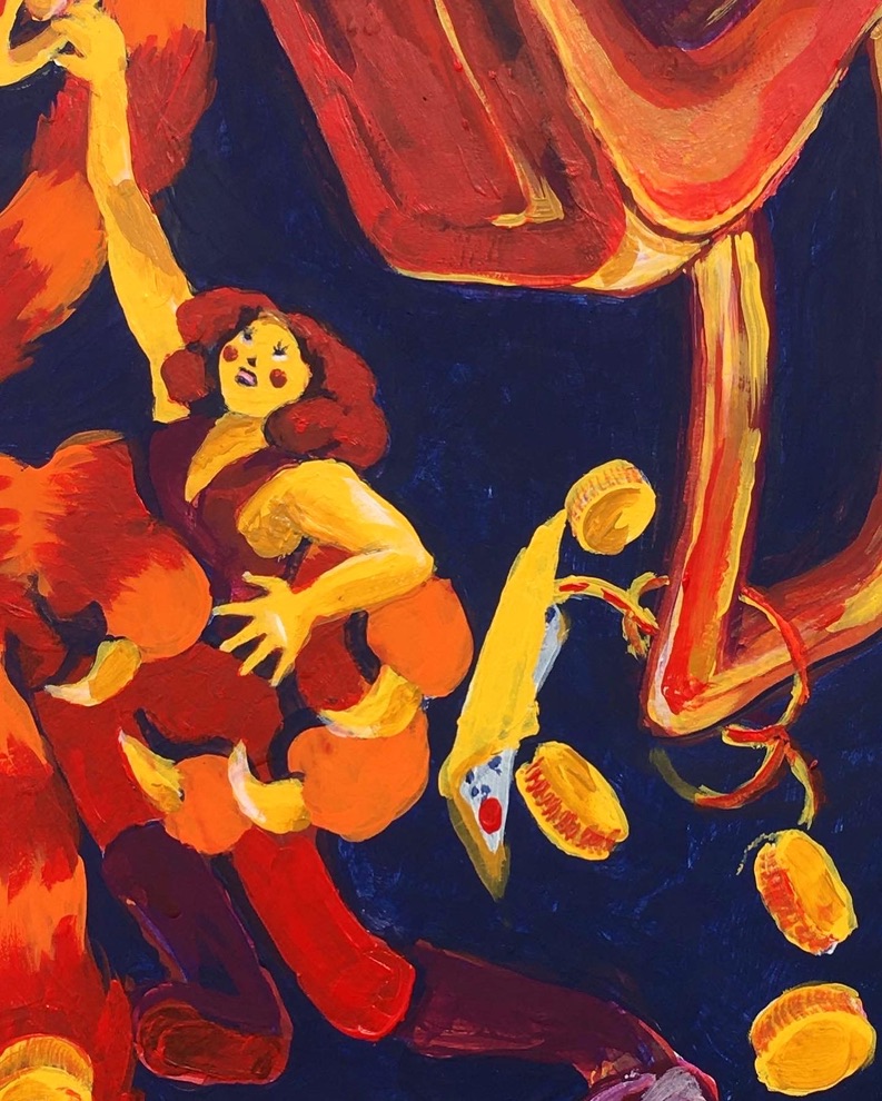"Mighty Beast of Change" Detail