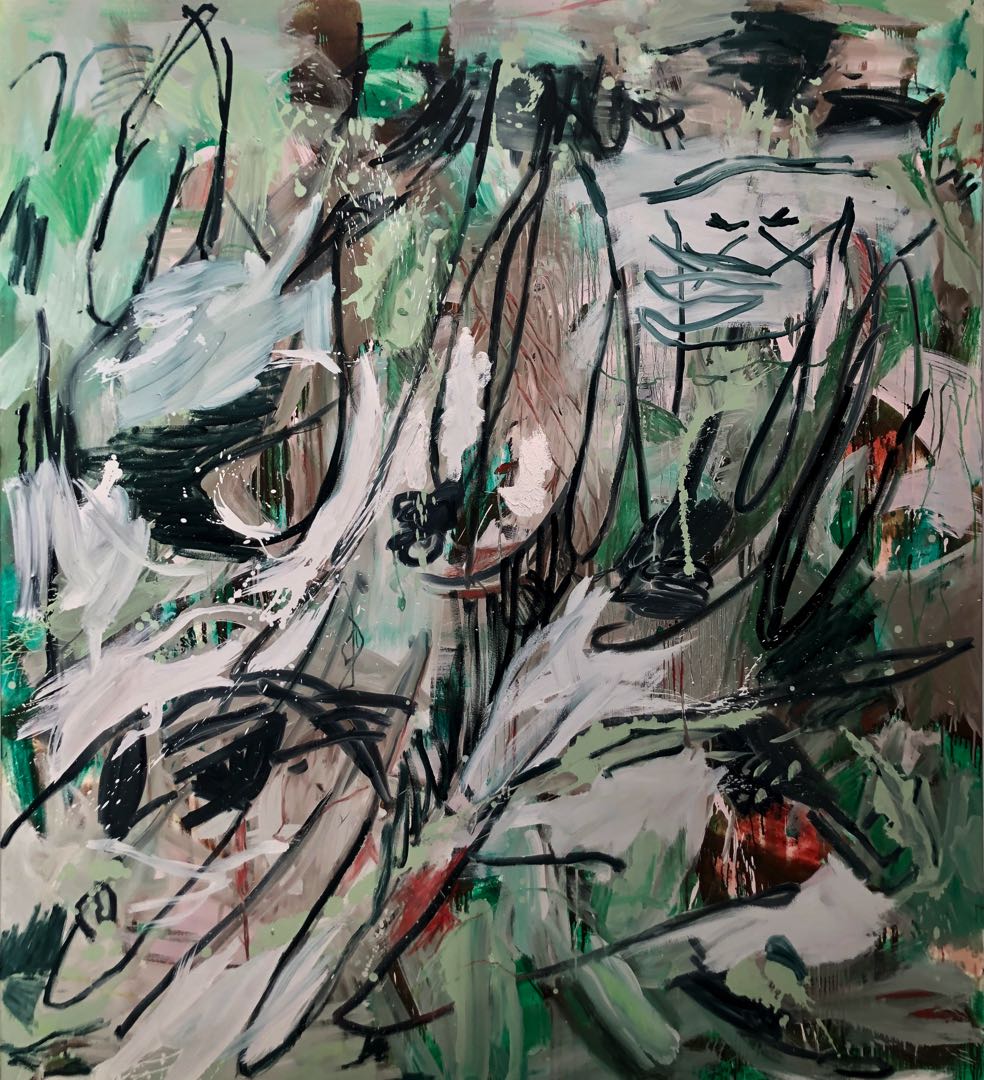 The chosen one 2021 Oil on canvas 200x180 cm